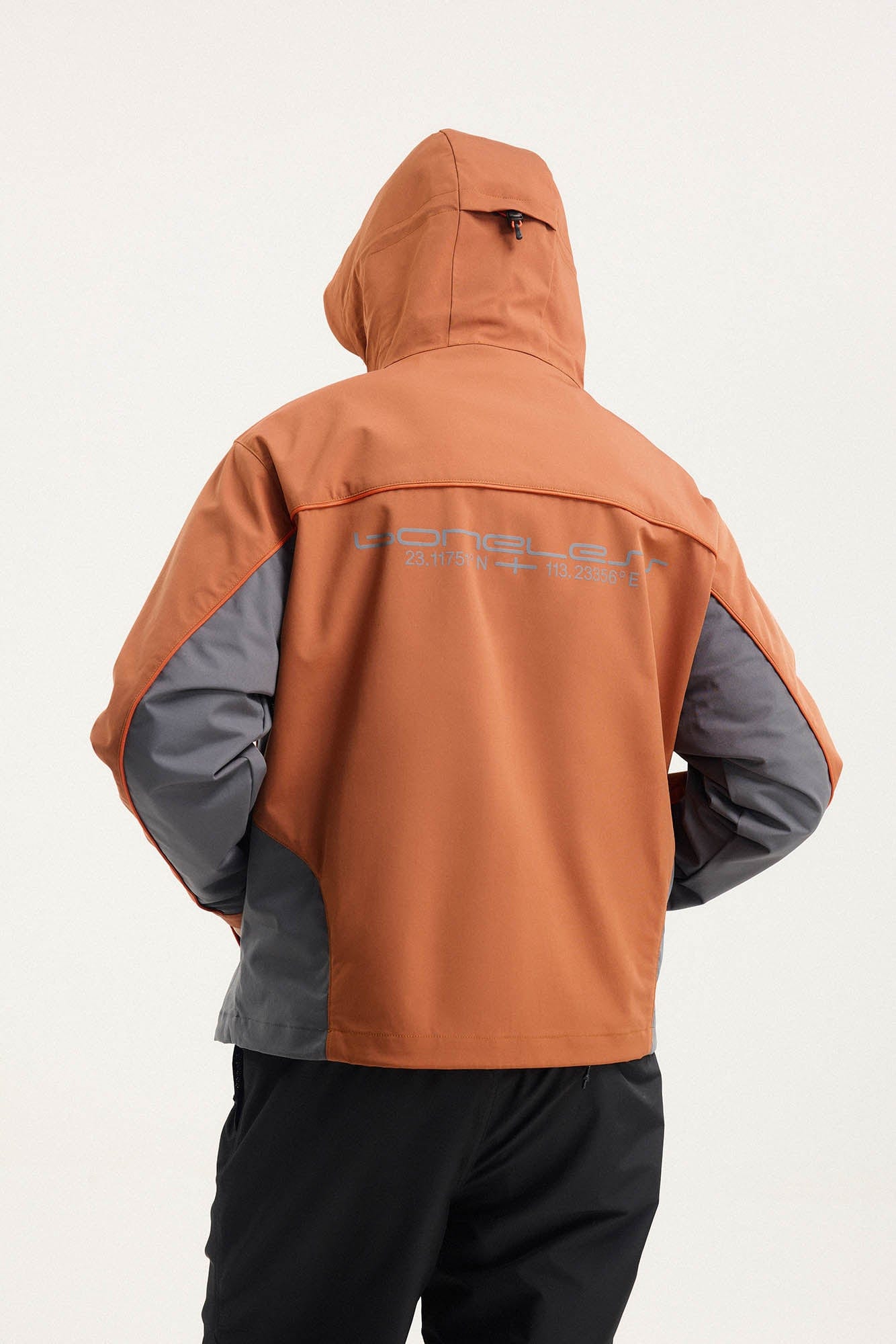 BONELESS Contrast Waterproof Utility Hooded Jacket, premium urban and streetwear designers apparel on PROJECTISR.com, BONELESS