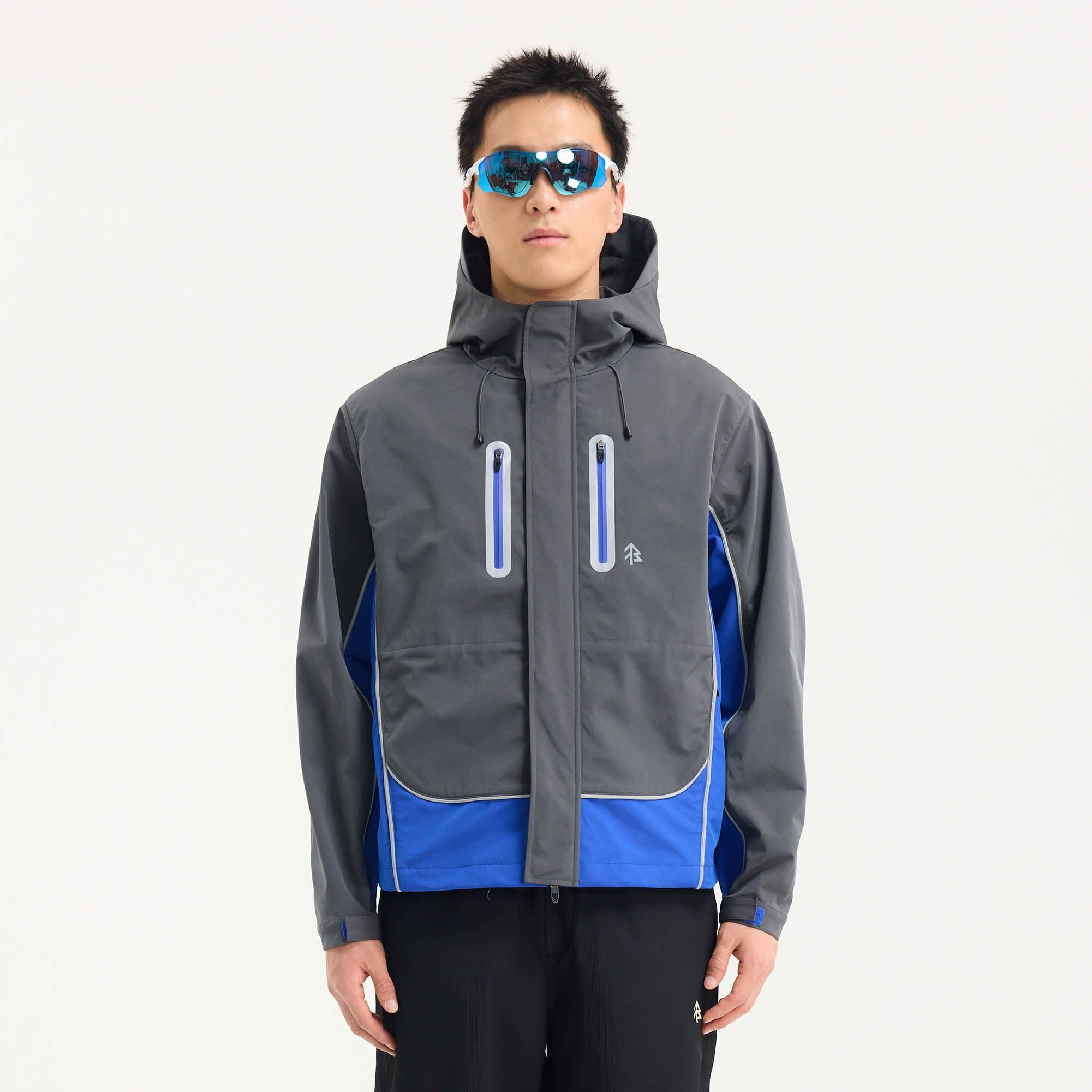 BONELESS Contrast Waterproof Utility Hooded Jacket, premium urban and streetwear designers apparel on PROJECTISR.com, BONELESS