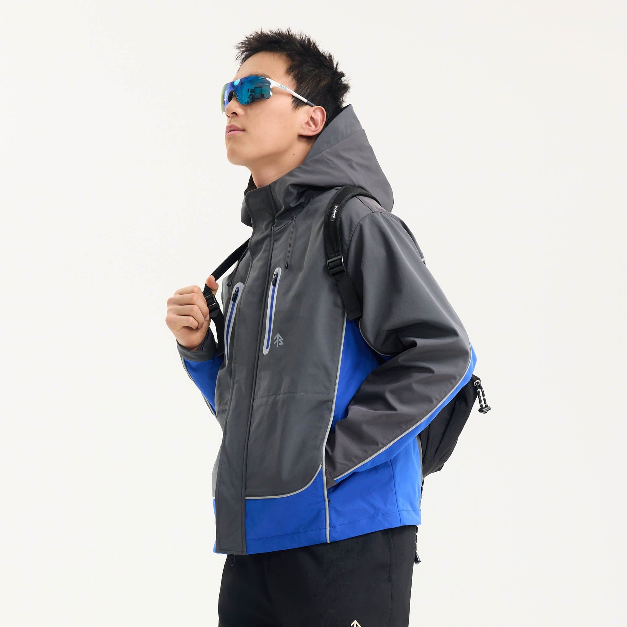 BONELESS Contrast Waterproof Utility Hooded Jacket, premium urban and streetwear designers apparel on PROJECTISR.com, BONELESS