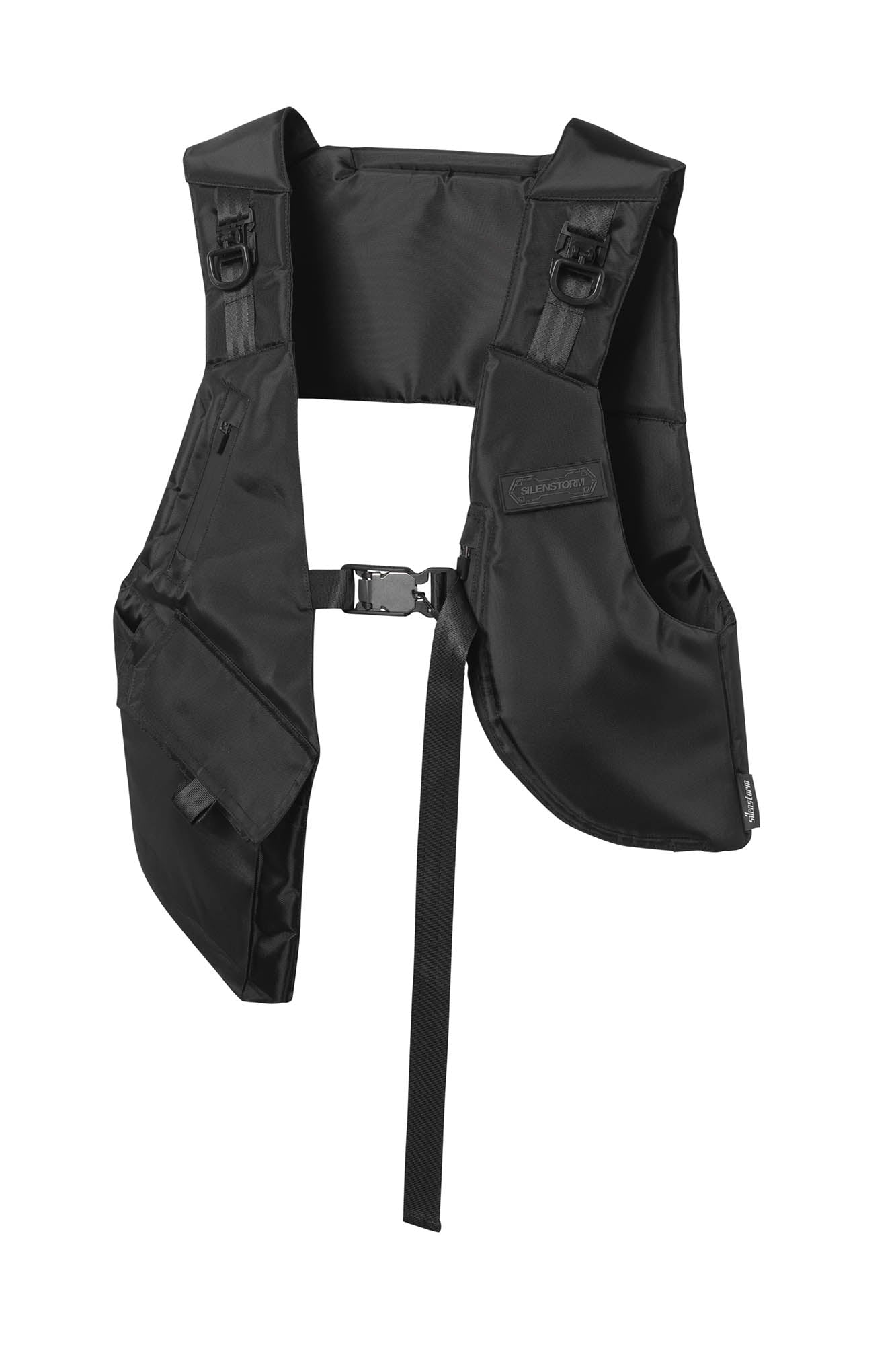 SILENSTORM Asymmetrical Multi-Pocket Tactical Vest, premium urban and streetwear designers apparel on PROJECTISR.com, SILENSTORM