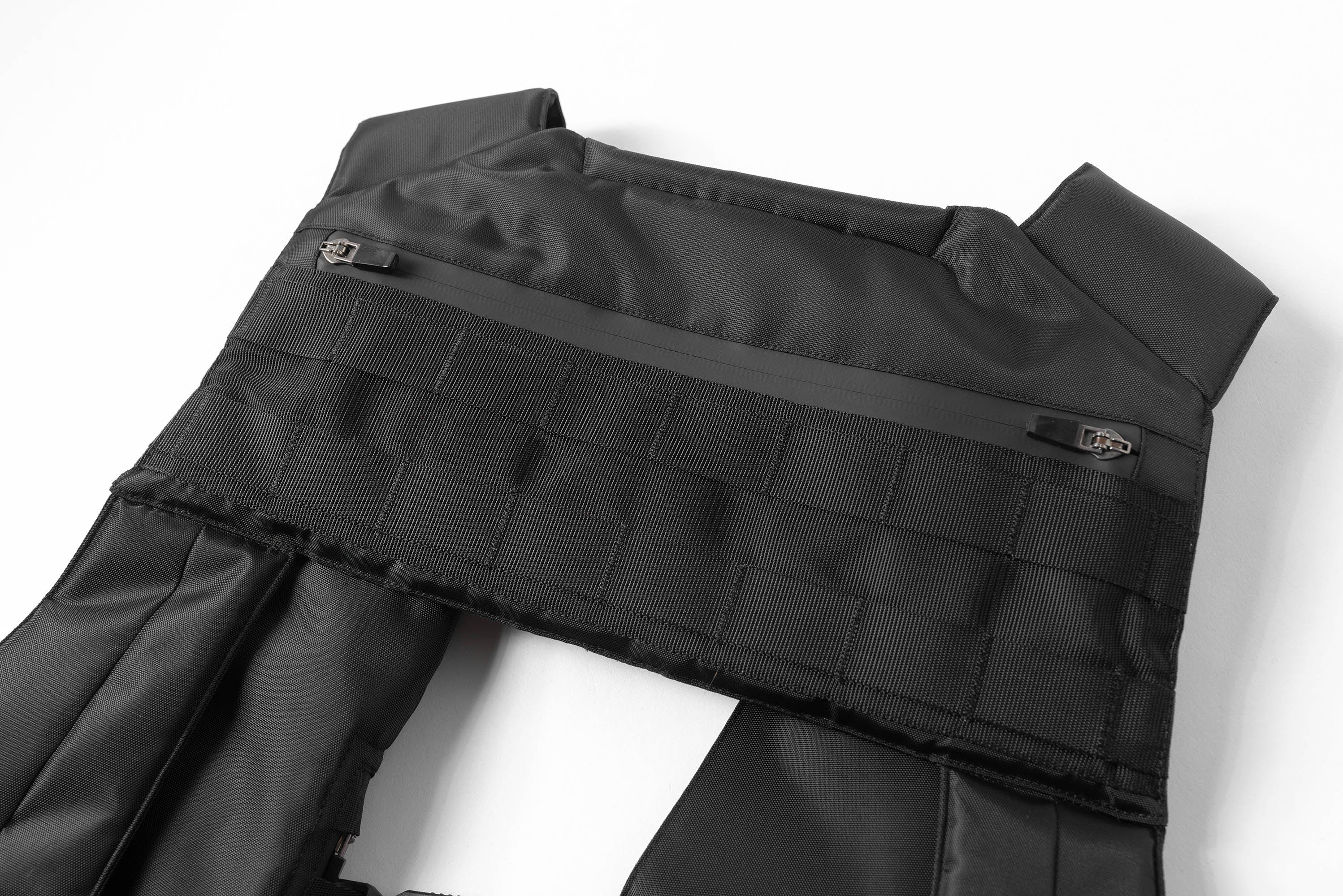 SILENSTORM Asymmetrical Multi-Pocket Tactical Vest, premium urban and streetwear designers apparel on PROJECTISR.com, SILENSTORM