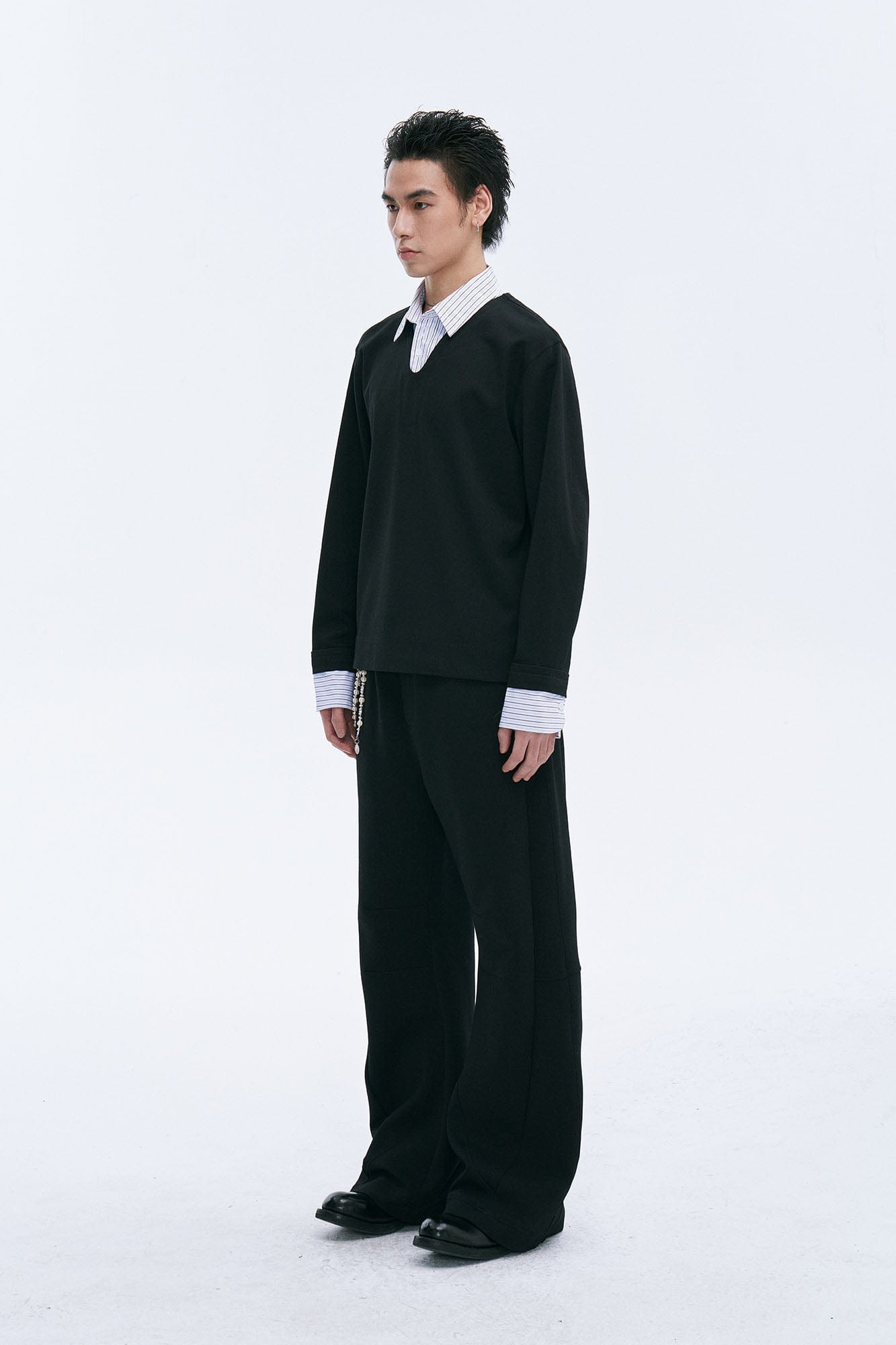 CATSSTAC Paneled Scuba Knit Straight-Leg Sweatpants, premium urban and streetwear designers apparel on PROJECTISR.com, CATSSTAC