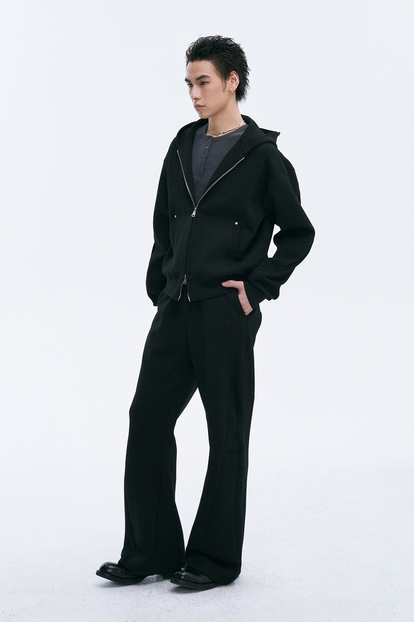 CATSSTAC Paneled Scuba Knit Straight-Leg Sweatpants, premium urban and streetwear designers apparel on PROJECTISR.com, CATSSTAC