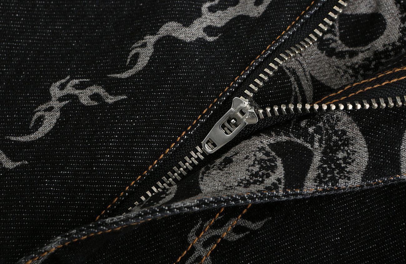 CYCYCY Serpentine Strap Buckled Flared Jeans