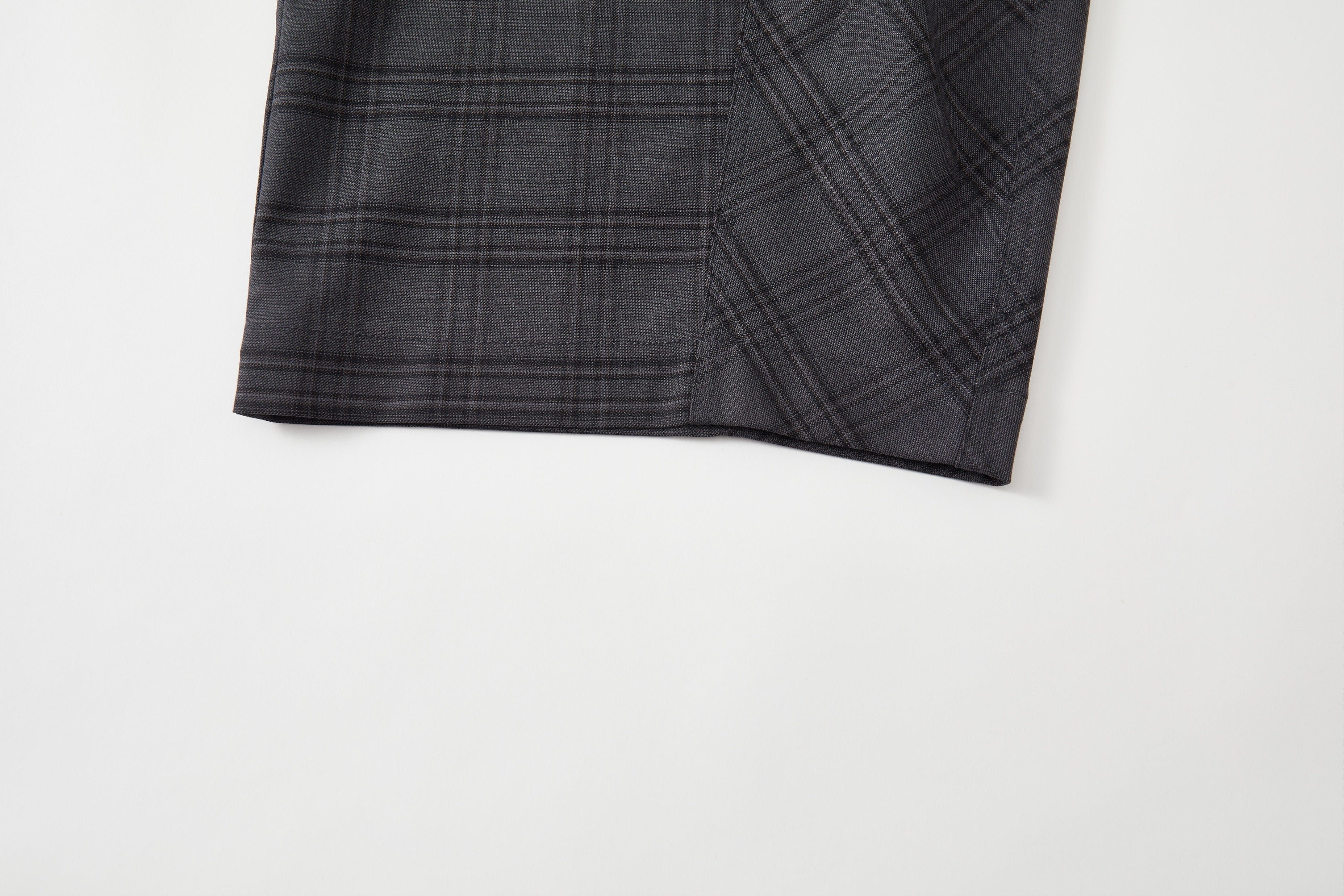 OPICLOTH Retro Paneled Plaid Drawstring Oversized Pants, premium urban and streetwear designers apparel on PROJECTISR.com, OPICLOTH