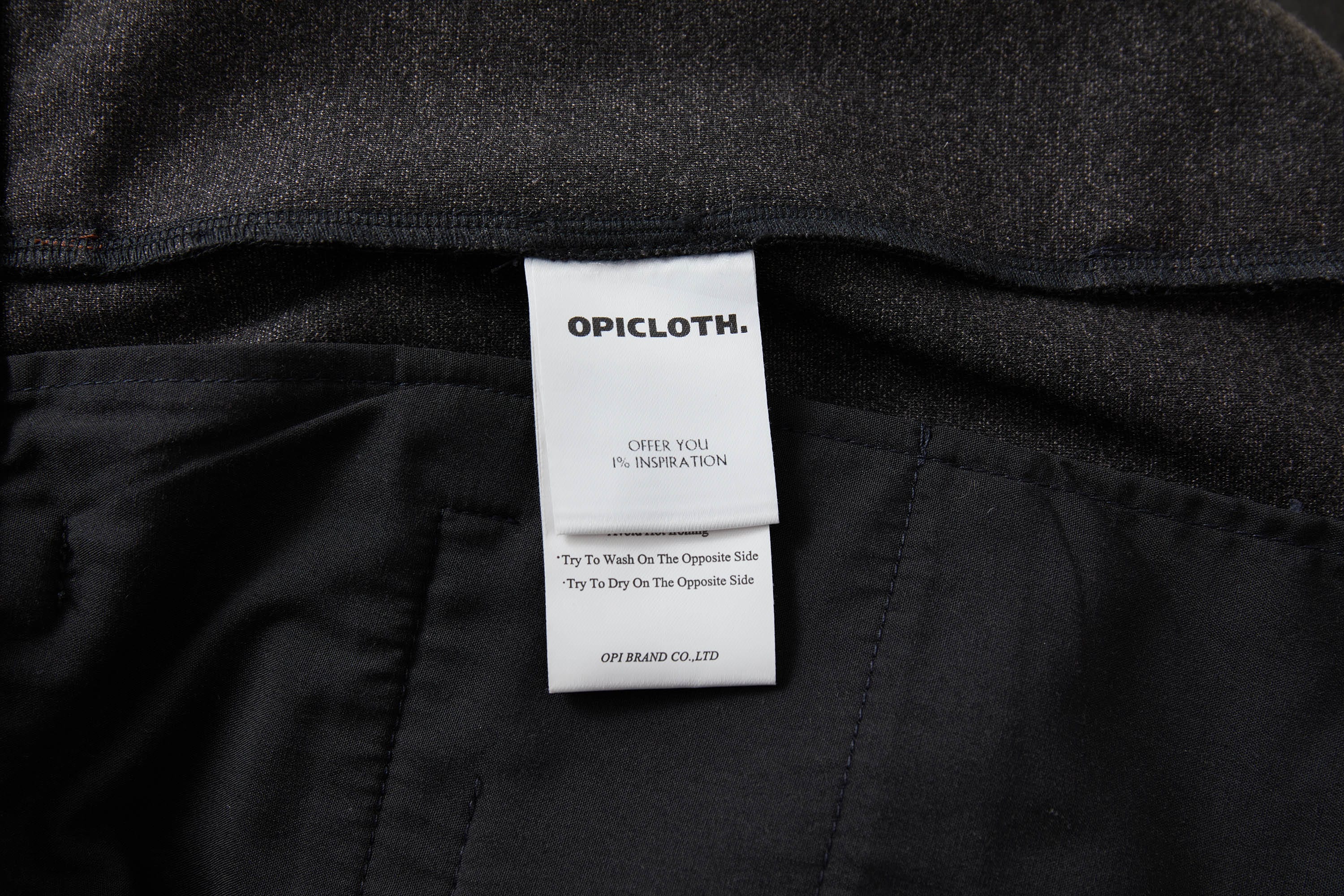 OPICLOTH Plaid Crinkled Wide-Leg Trousers, premium urban and streetwear designers apparel on PROJECTISR.com, OPICLOTH