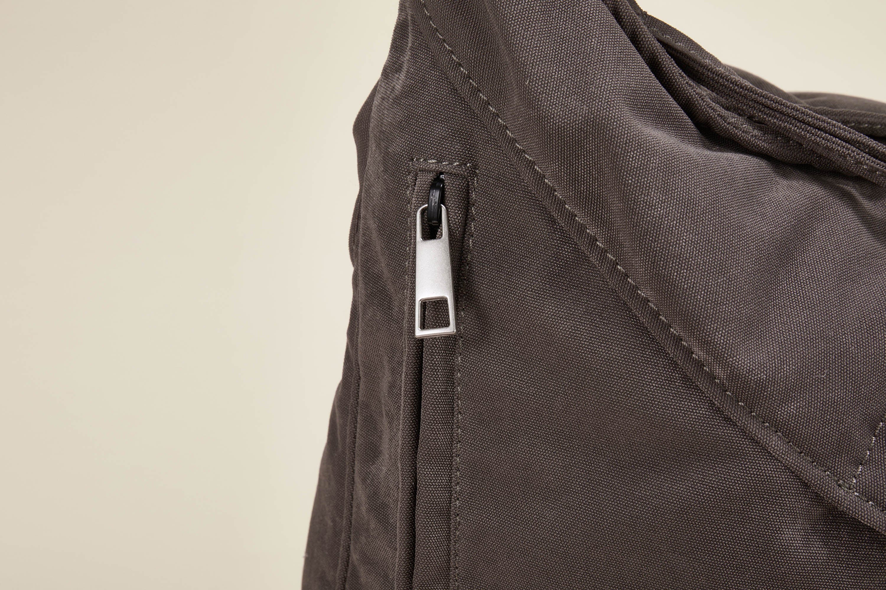 OPICLOTH Distressed Velvet Hobo Bag, premium urban and streetwear designers apparel on PROJECTISR.com, OPICLOTH