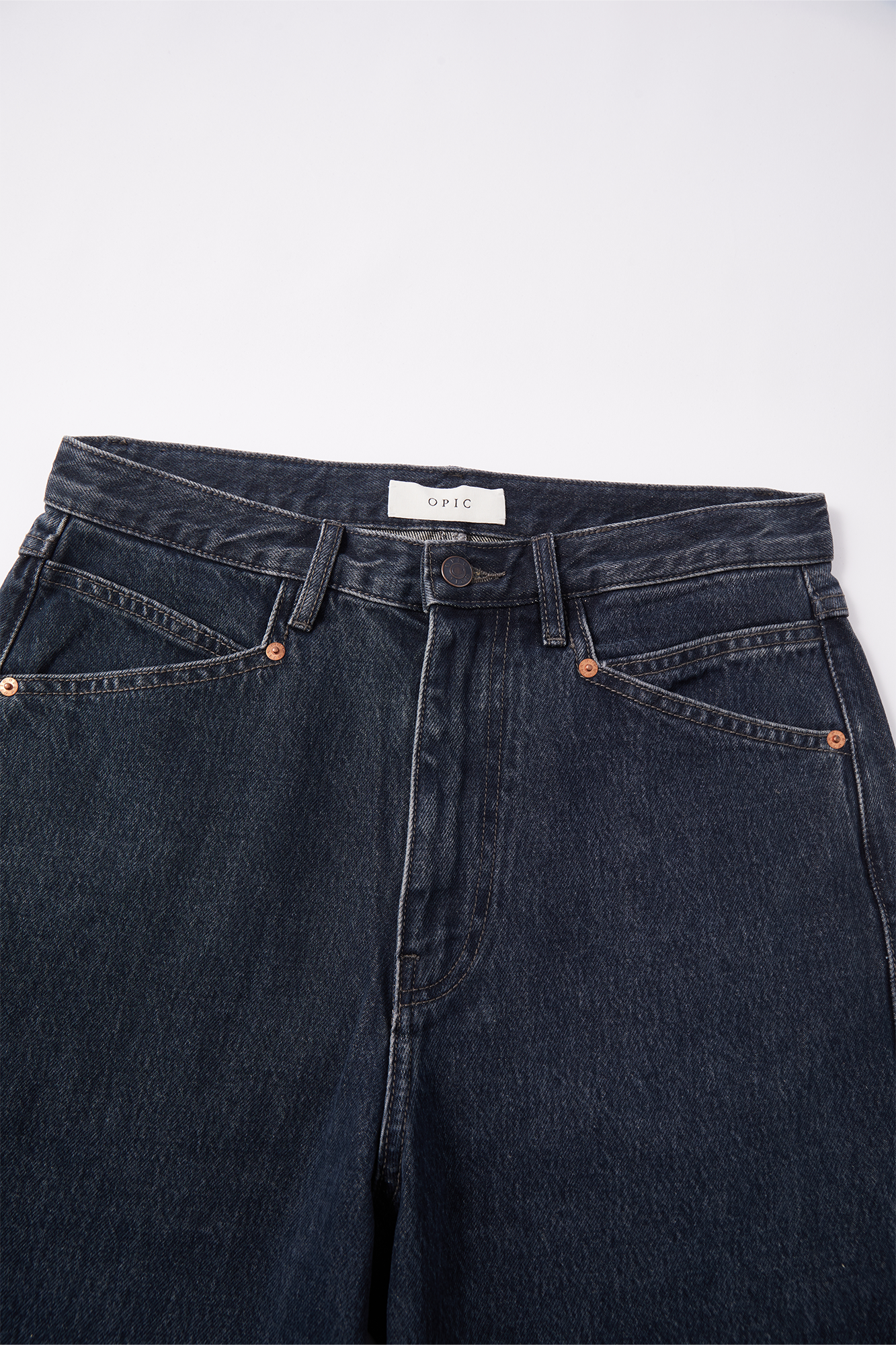 OPICLOTH Retro Washed Straight-Leg Jeans, premium urban and streetwear designers apparel on PROJECTISR.com, OPICLOTH