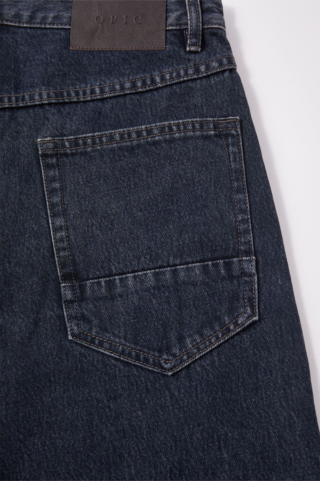 OPICLOTH Retro Washed Straight-Leg Jeans, premium urban and streetwear designers apparel on PROJECTISR.com, OPICLOTH