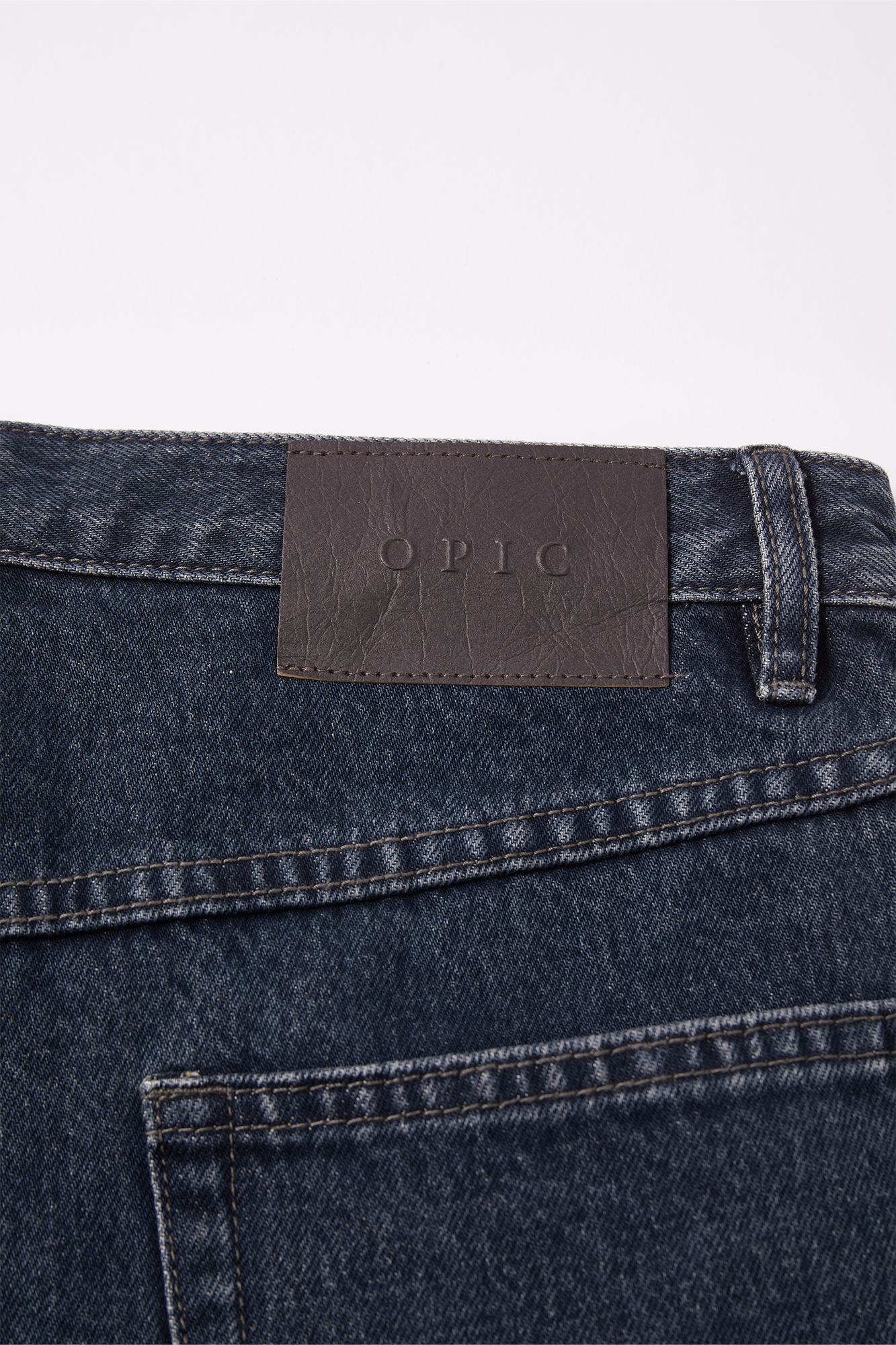 OPICLOTH Retro Washed Straight-Leg Jeans, premium urban and streetwear designers apparel on PROJECTISR.com, OPICLOTH
