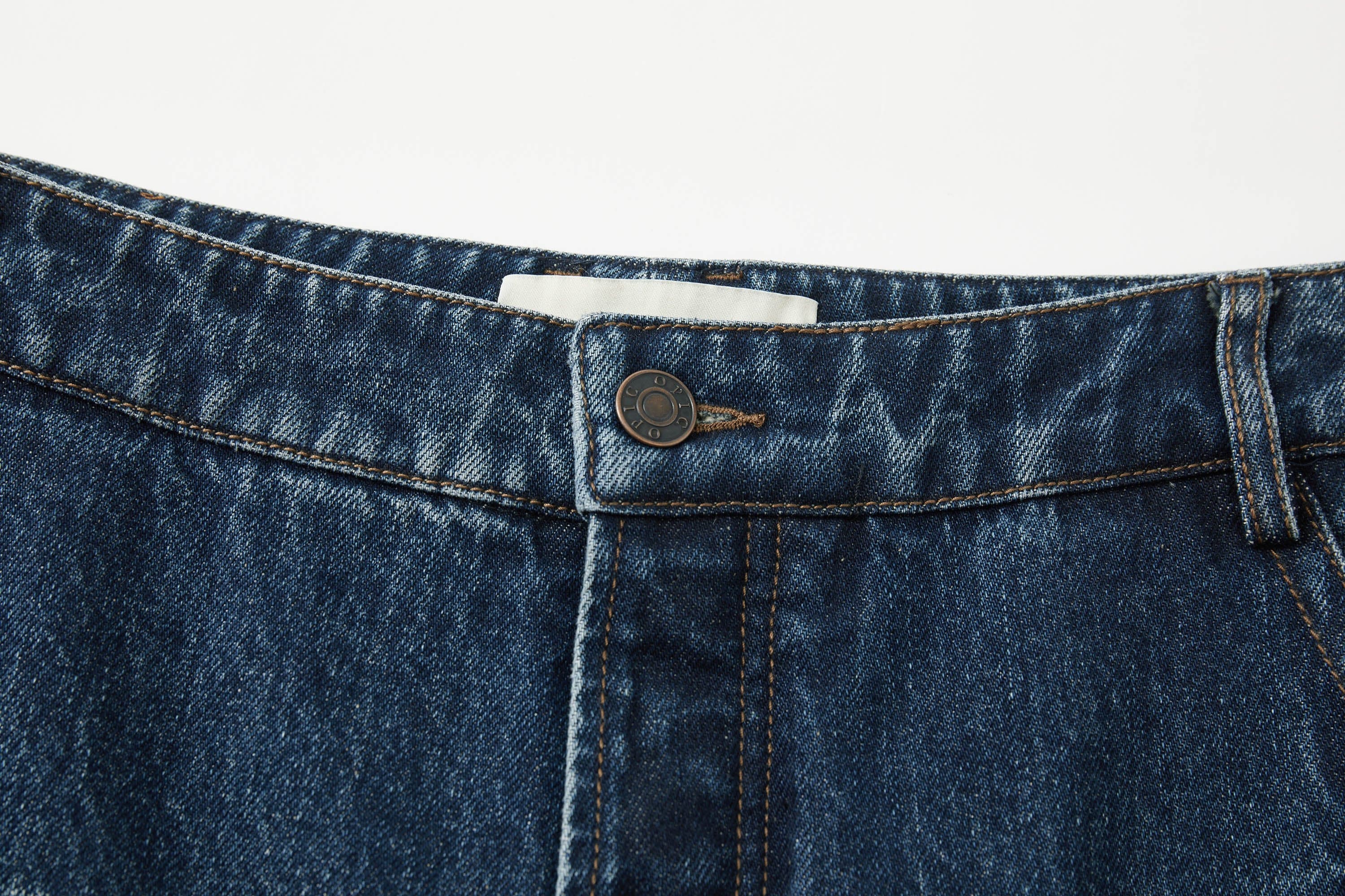 OPICLOTH Lyocell-Blend Washed Straight-Leg Jeans