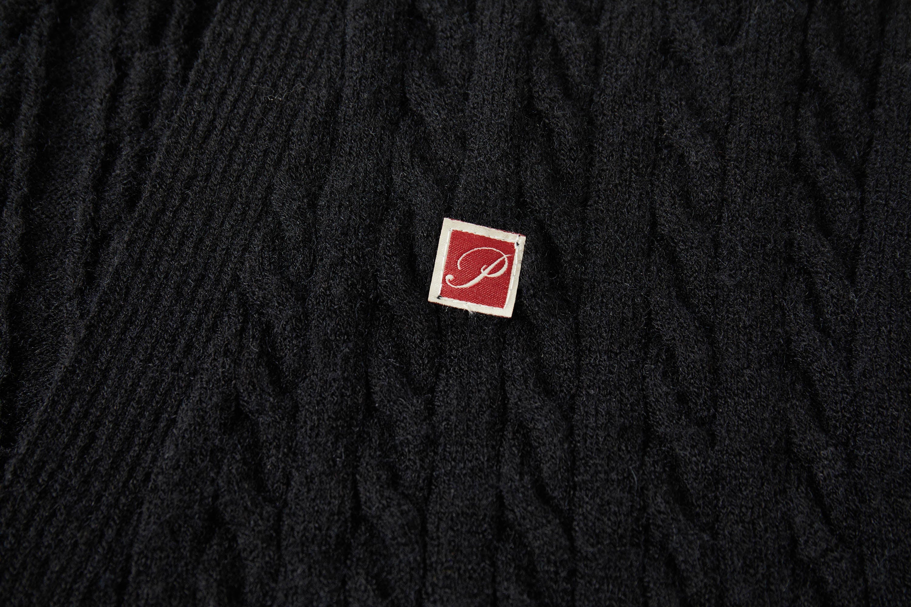 OPICLOTH Cable-Knit V-Neck Button-Up Cardigan, premium urban and streetwear designers apparel on PROJECTISR.com, OPICLOTH
