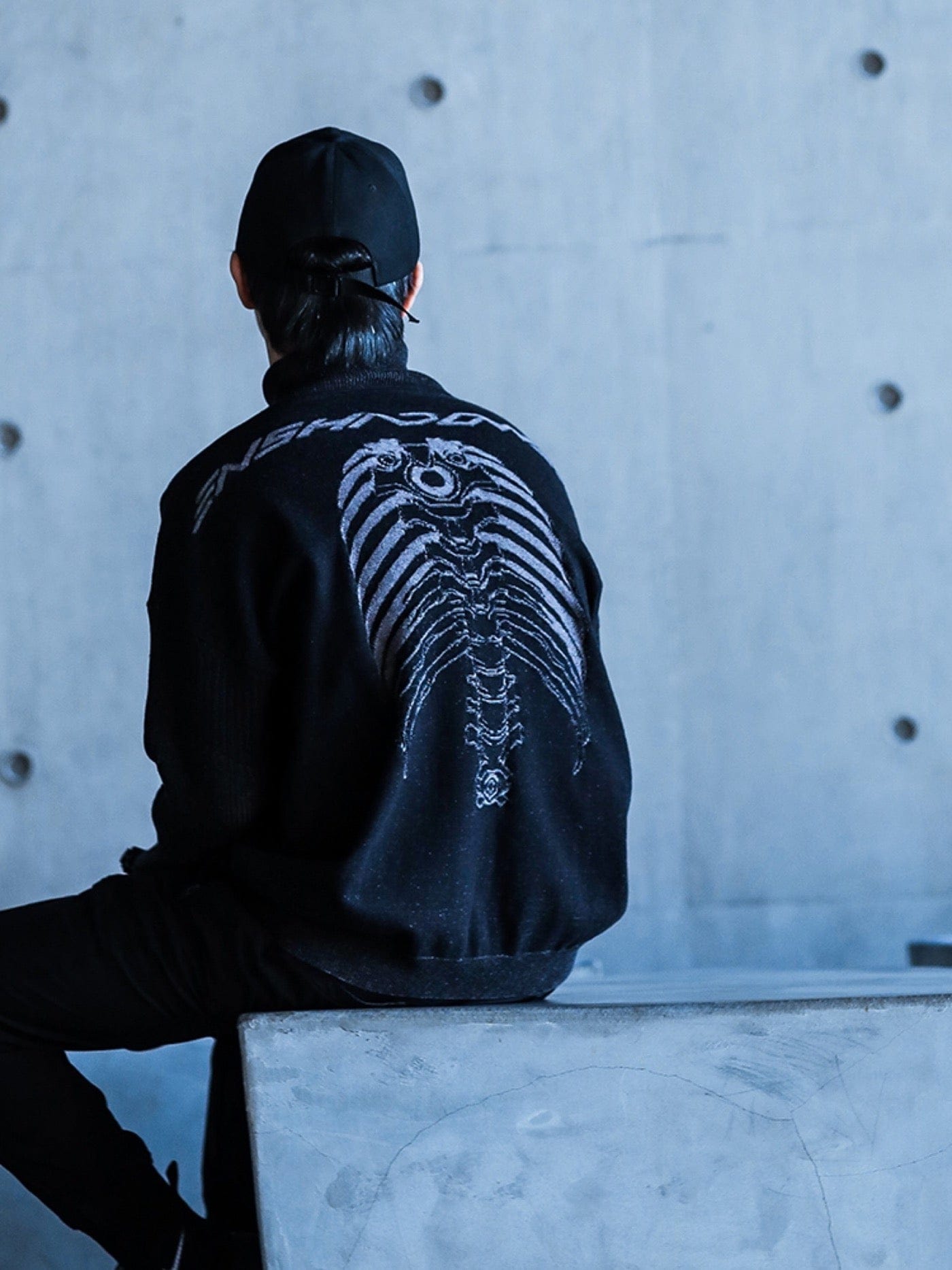 ENSHADOWER Mechanical Skeleton Turtleneck Sweater, premium urban and streetwear designers apparel on PROJECTISR.com, ENSHADOWER