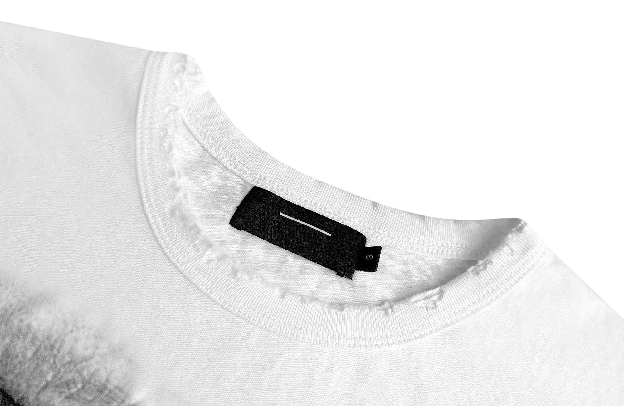 CINDER VEIN Distressed Graphic Washed Boxy T-Shirt