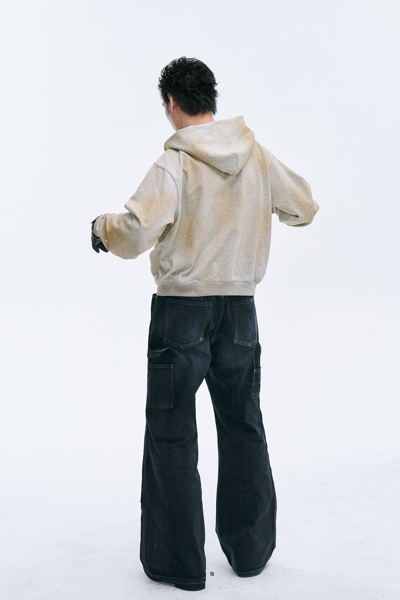 CATSSTAC Rugged Wash Zip Hoodie, premium urban and streetwear designers apparel on PROJECTISR.com, CATSSTAC