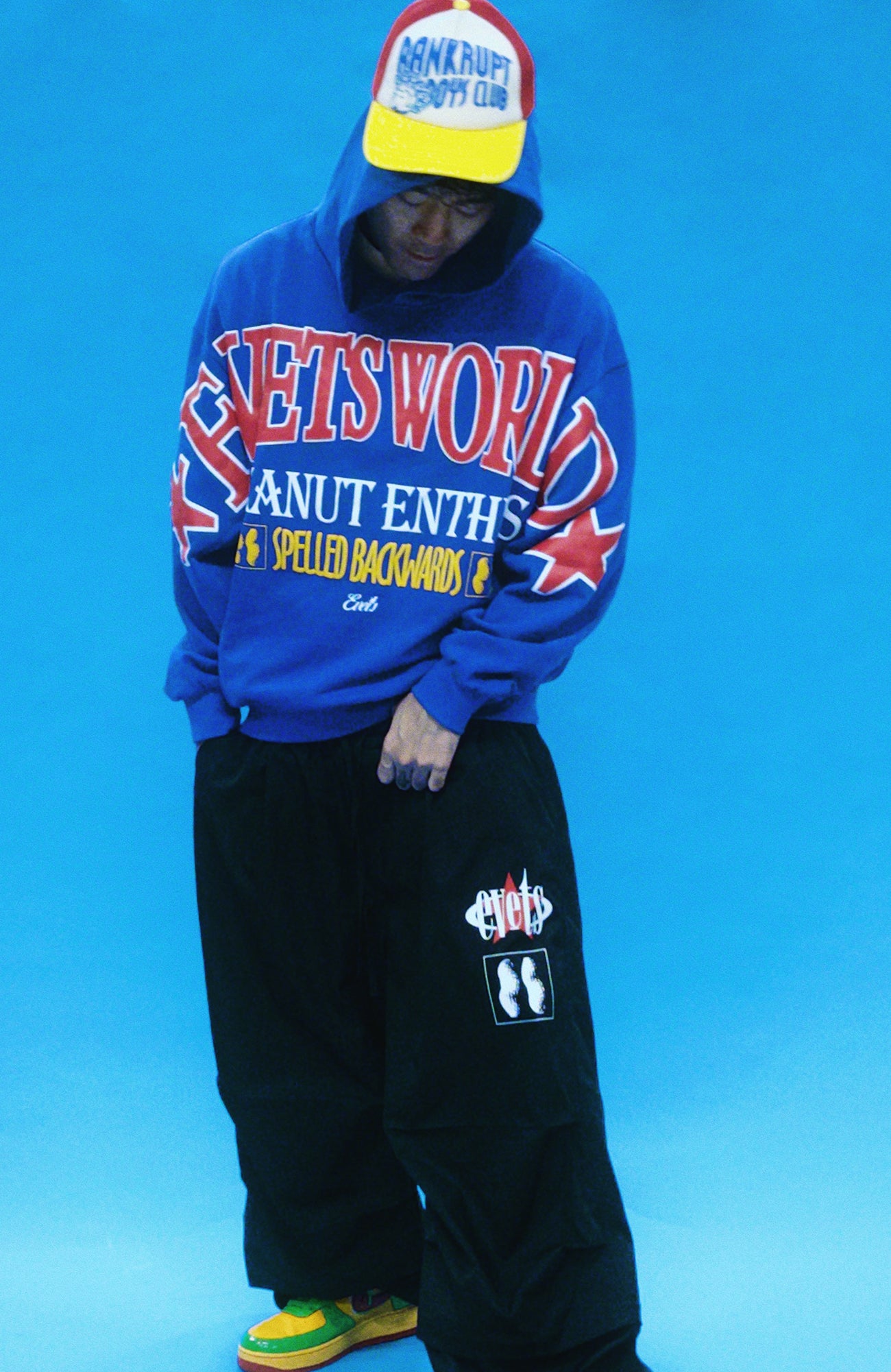 EVETS Foam Print Graphic Hoodie, premium urban and streetwear designers apparel on PROJECTISR.com, EVETS
