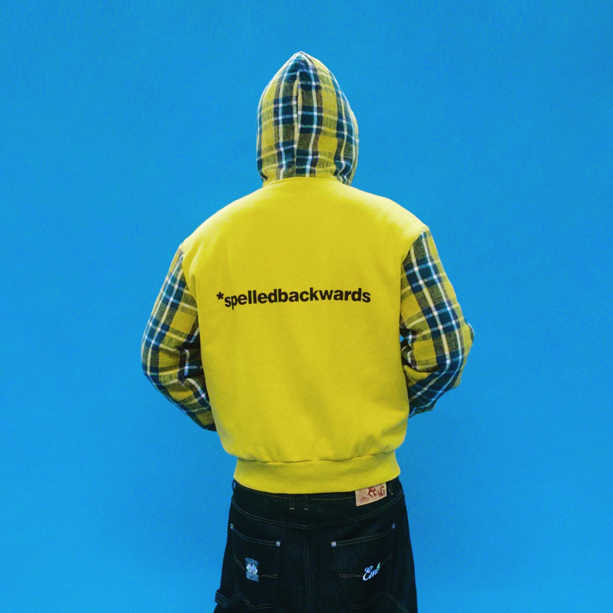 EVETS Plaid Panel Zip-Up Street Hoodie, premium urban and streetwear designers apparel on PROJECTISR.com, EVETS