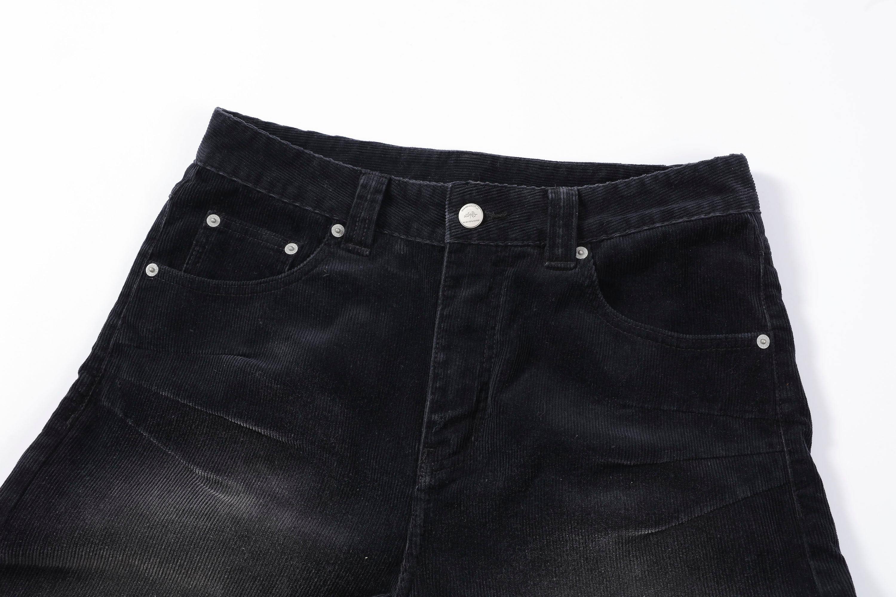 MAKEMORE Washed Oversized Corduroy Pants