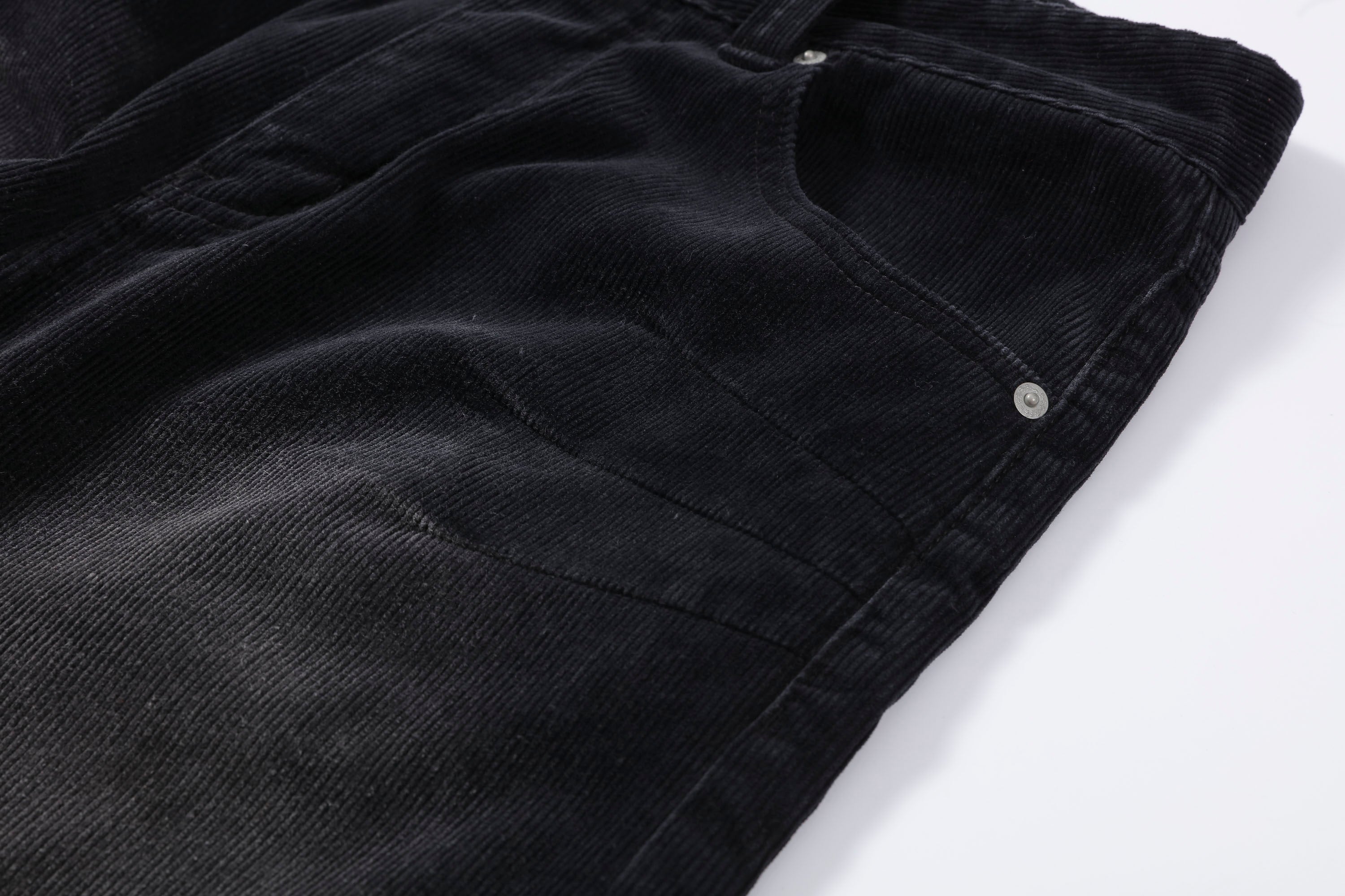 MAKEMORE Washed Oversized Corduroy Pants