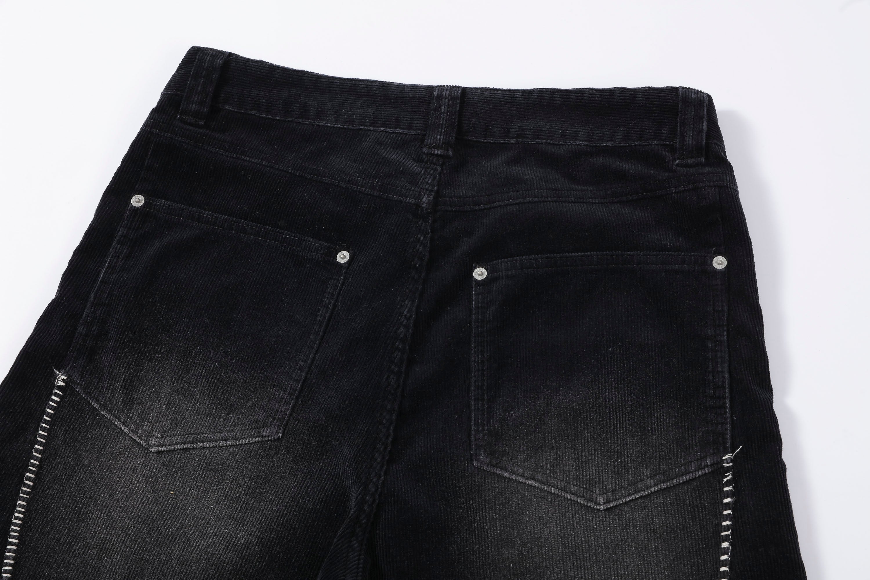 MAKEMORE Washed Oversized Corduroy Pants