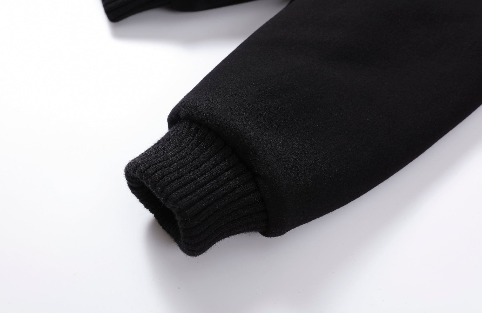 MAKEMORE Studded Collar Wool-Blend Jacket