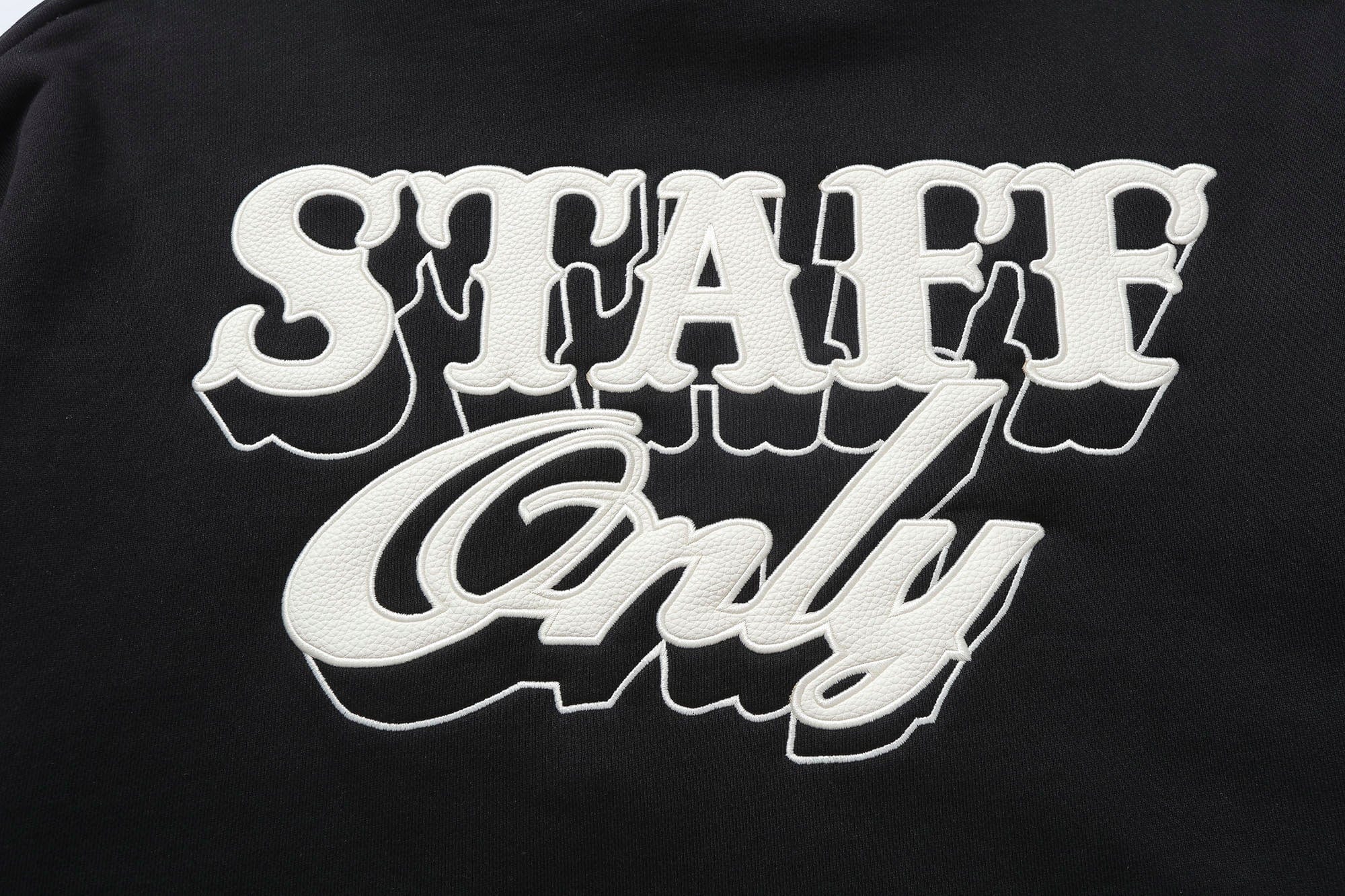 MAKEMORE Graphic Patch Oversized Hoodie, premium urban and streetwear designers apparel on PROJECTISR.com, MAKEMORE