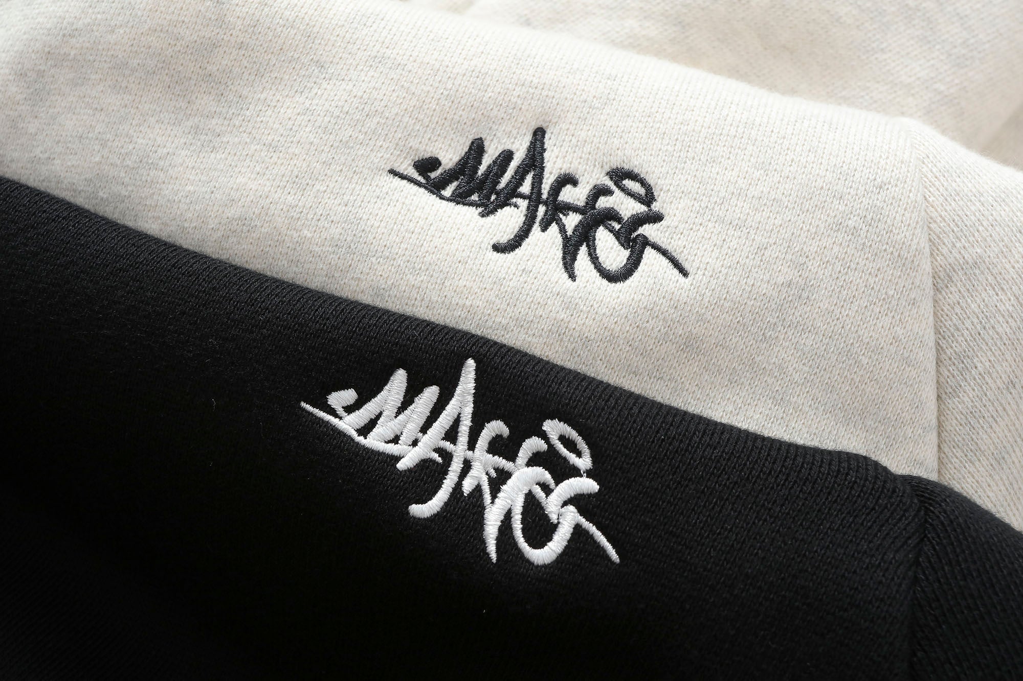 MAKEMORE LOGO Embroidered Drawstring Hoodie