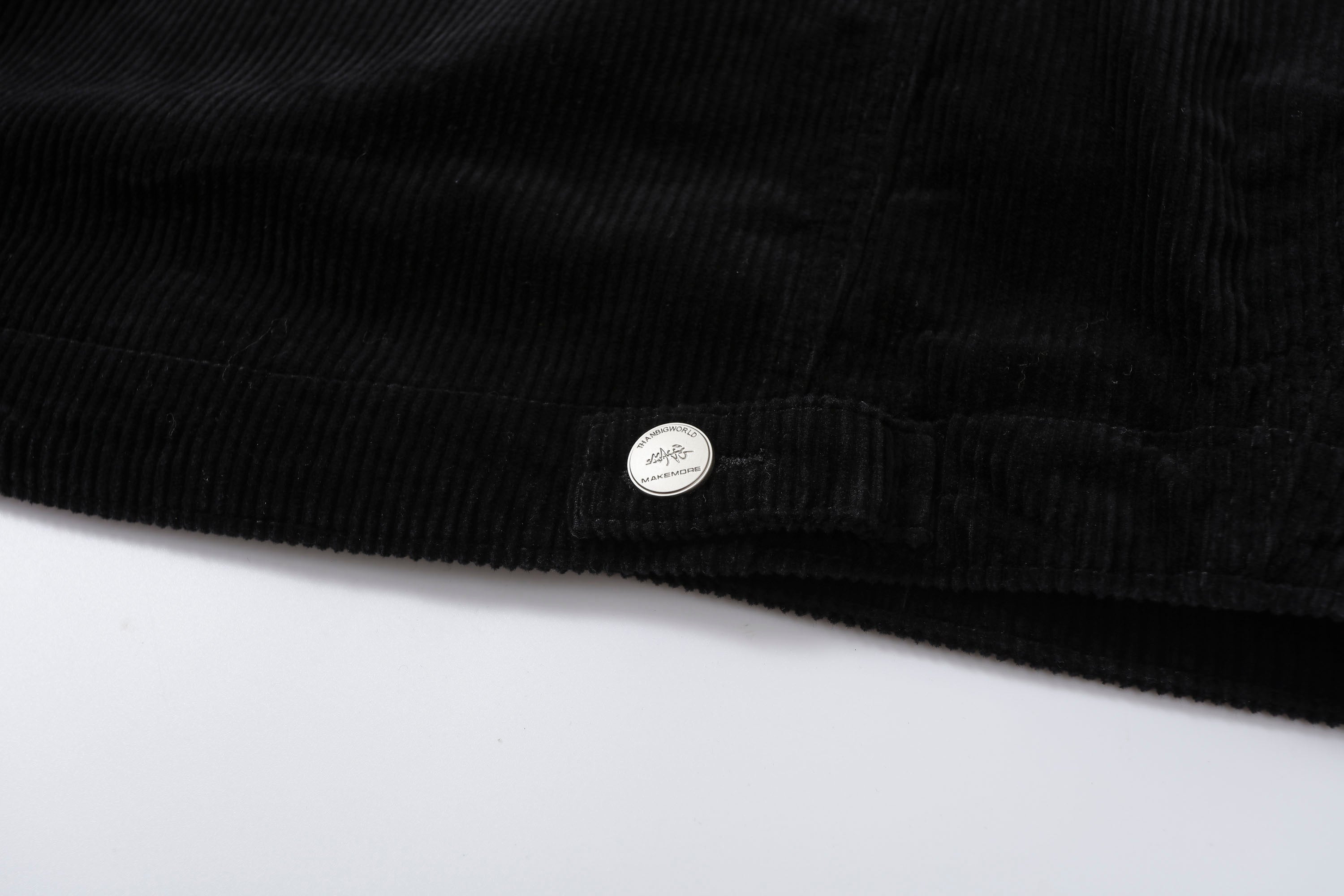 MAKEMORE Script Embroidered Corduroy Jacket
