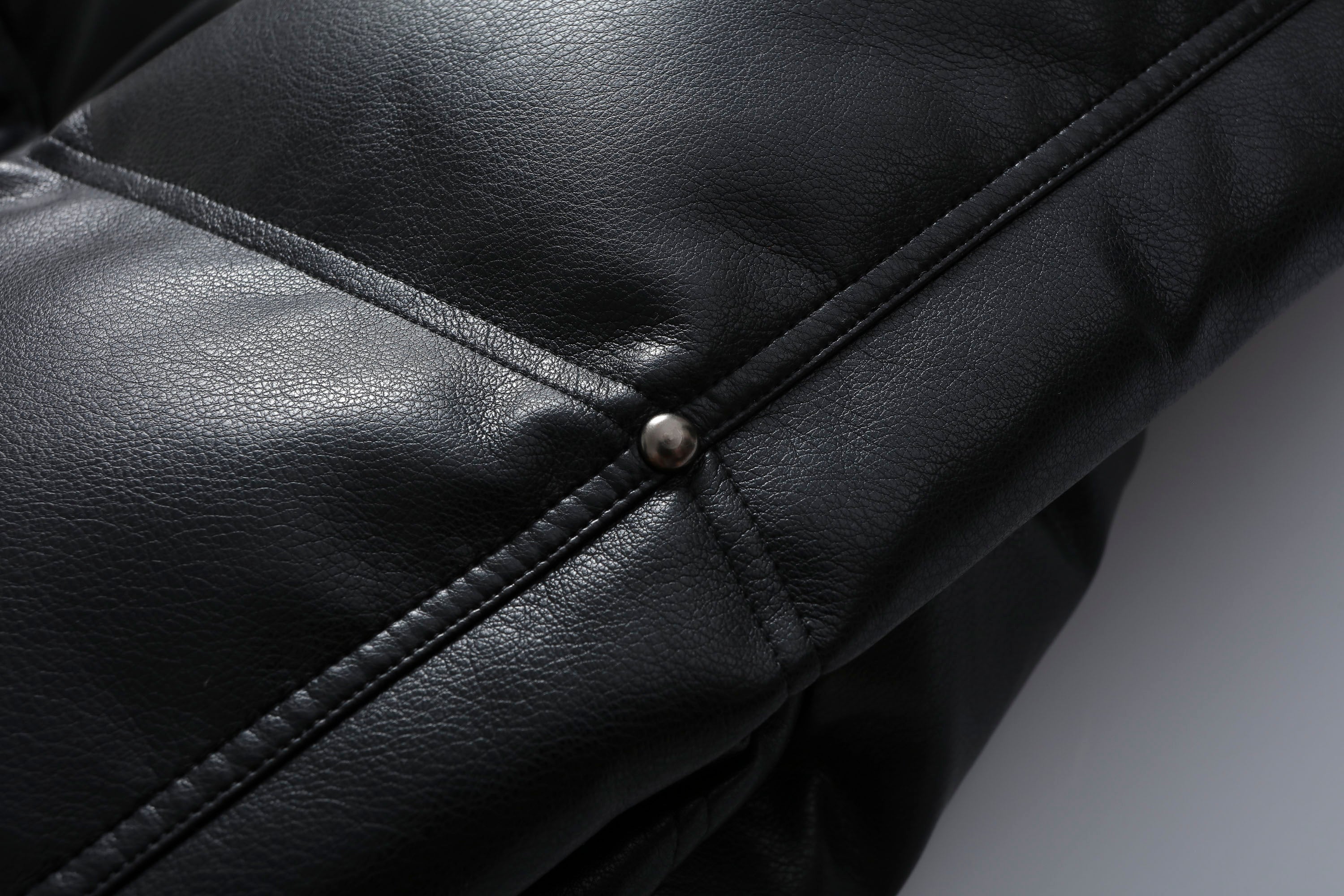 MAKEMORE Glossy PU Down Puffer Jacket