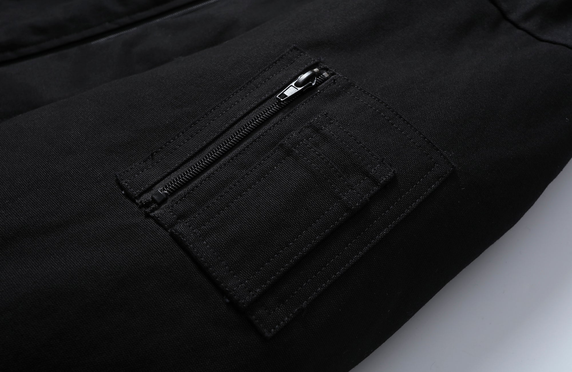 MAKEMORE Sherpa-Lined Canvas Hooded Jacket