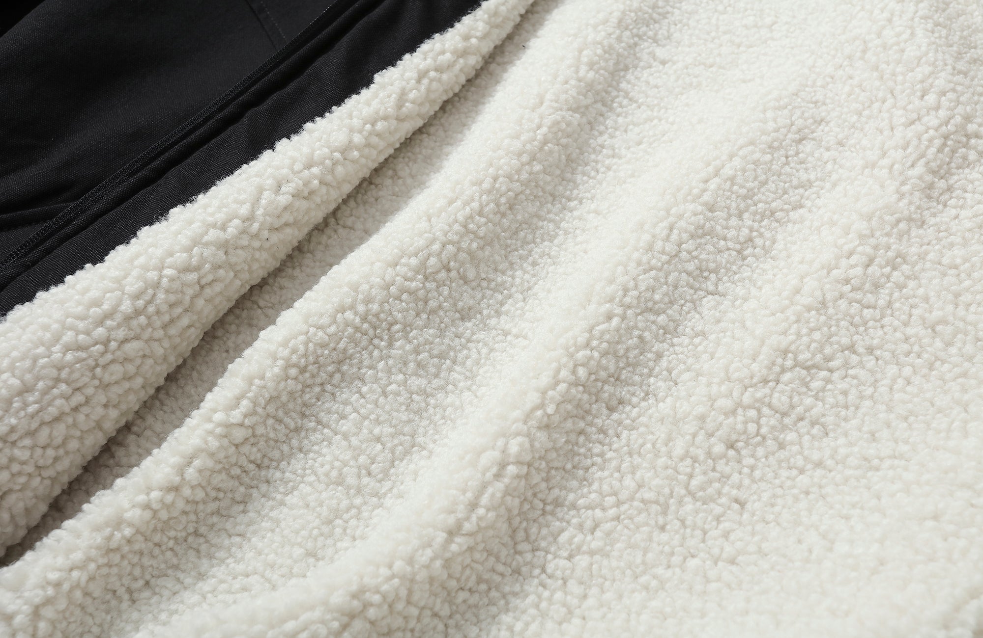 MAKEMORE Sherpa-Lined Canvas Hooded Jacket