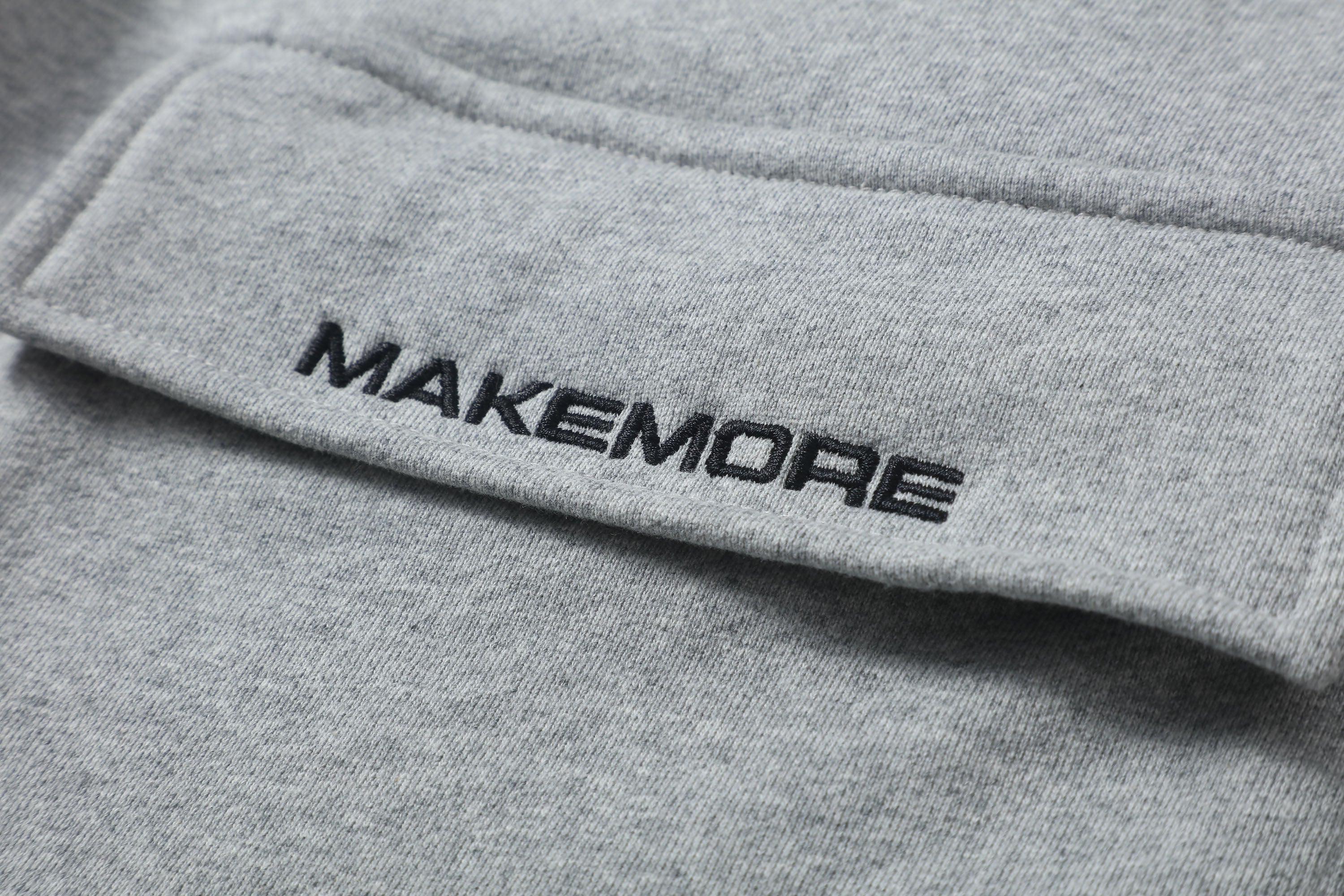 MAKEMORE Flap-Pocket Wide-Leg Drawstring Shorts