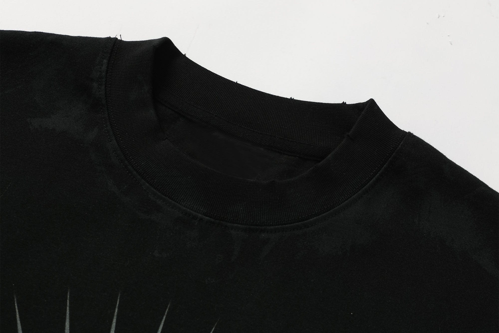 ERROR CODE ROBOT Screaming Cat Graphic Washed T-Shirt, premium urban and streetwear designers apparel on PROJECTISR.com, ERROR CODE ROBOT