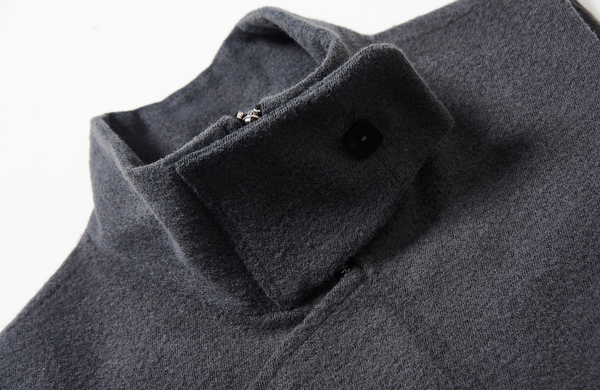 7440 37 1 Asym Placket Drawstring Hem Padded Vest, premium urban and streetwear designers apparel on PROJECTISR.com, 7440 37 1