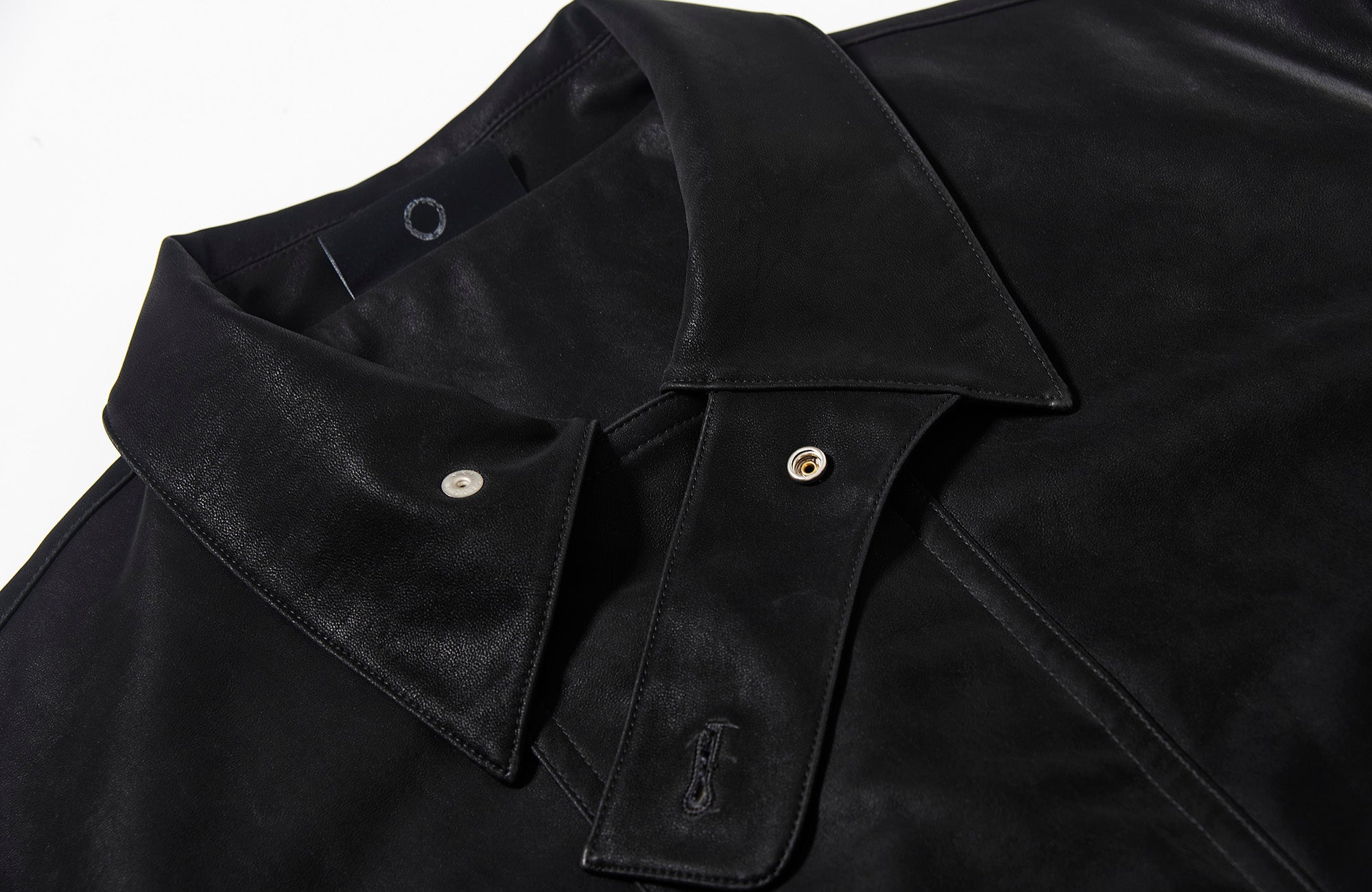 7440 37 1 Essential Cropped PU Biker Jacket, premium urban and streetwear designers apparel on PROJECTISR.com, 7440 37 1