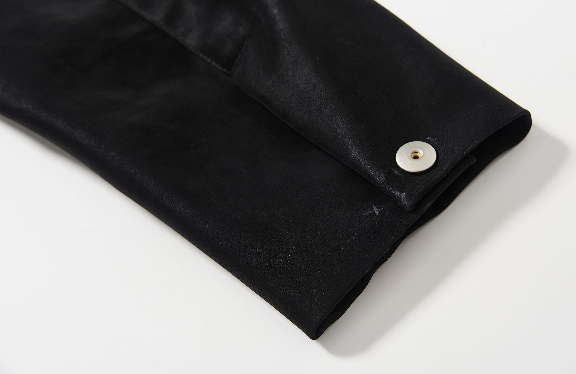 7440 37 1 Essential Cropped PU Biker Jacket, premium urban and streetwear designers apparel on PROJECTISR.com, 7440 37 1