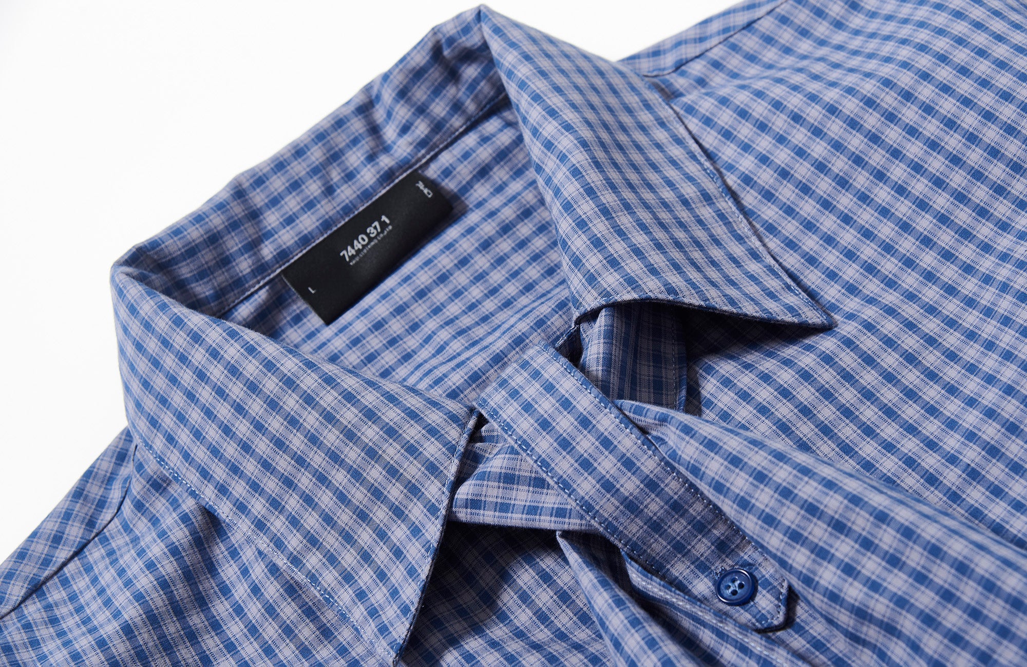 7440 37 1 Plaid Neck Tie Shirt, premium urban and streetwear designers apparel on PROJECTISR.com, 7440 37 1