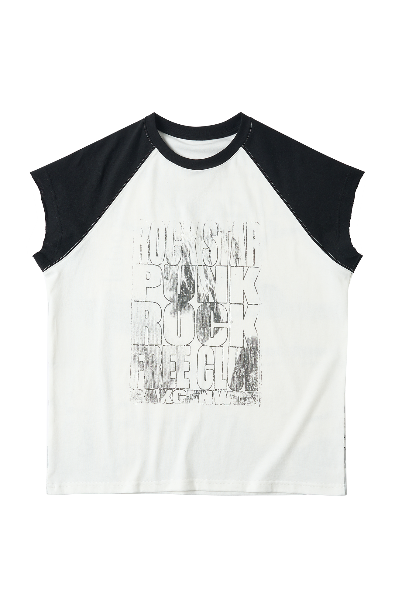 SAVAGEGROWTHWORLD Washed Rockstar Raglan T-Shirt