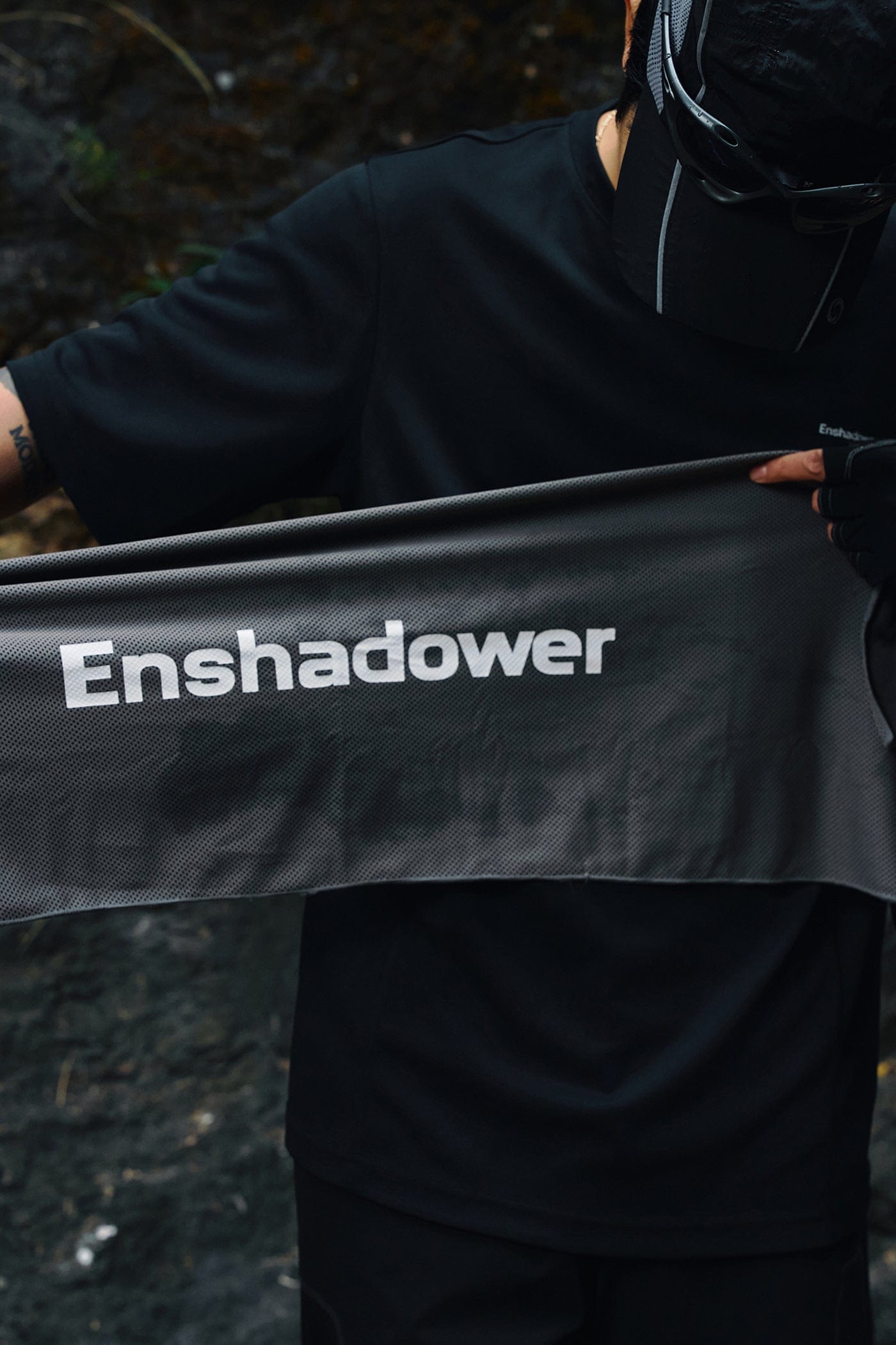 ENSHADOWER Quick-Dry Print Sports Towel, premium urban and streetwear designers apparel on PROJECTISR.com, ENSHADOWER