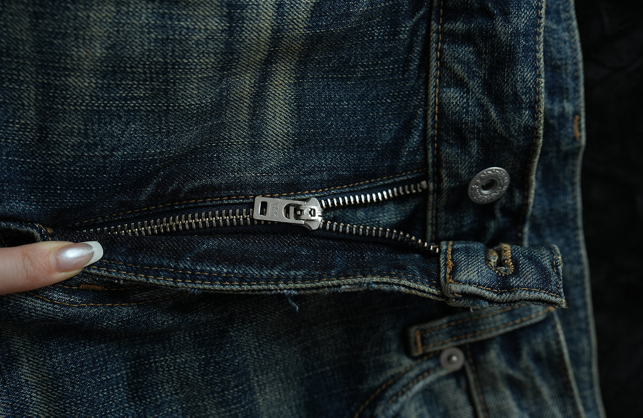 NEIGBORL Ripped Wash Straight-Leg Jeans, premium urban and streetwear designers apparel on PROJECTISR.com, NEIGBORL