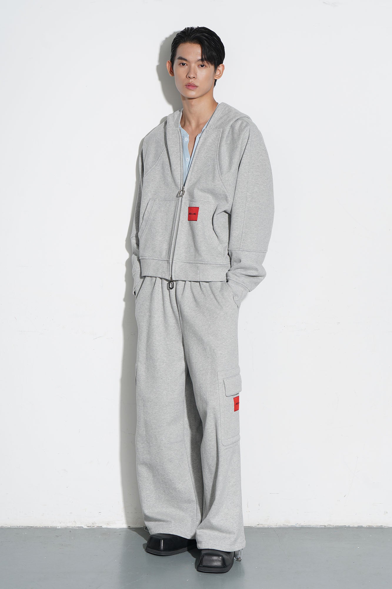 ORAL UTOPIA Fleece-Lined Raglan Hooded Jacket