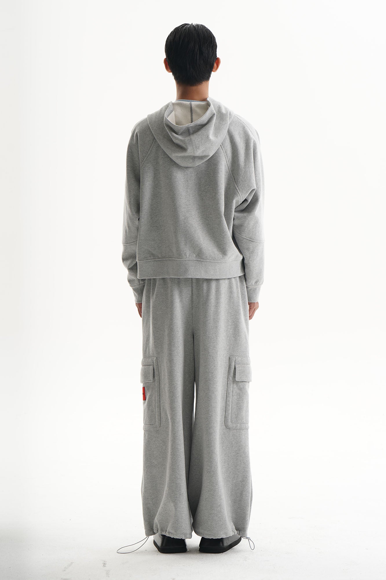 ORAL UTOPIA Fleece-Lined Raglan Hooded Jacket