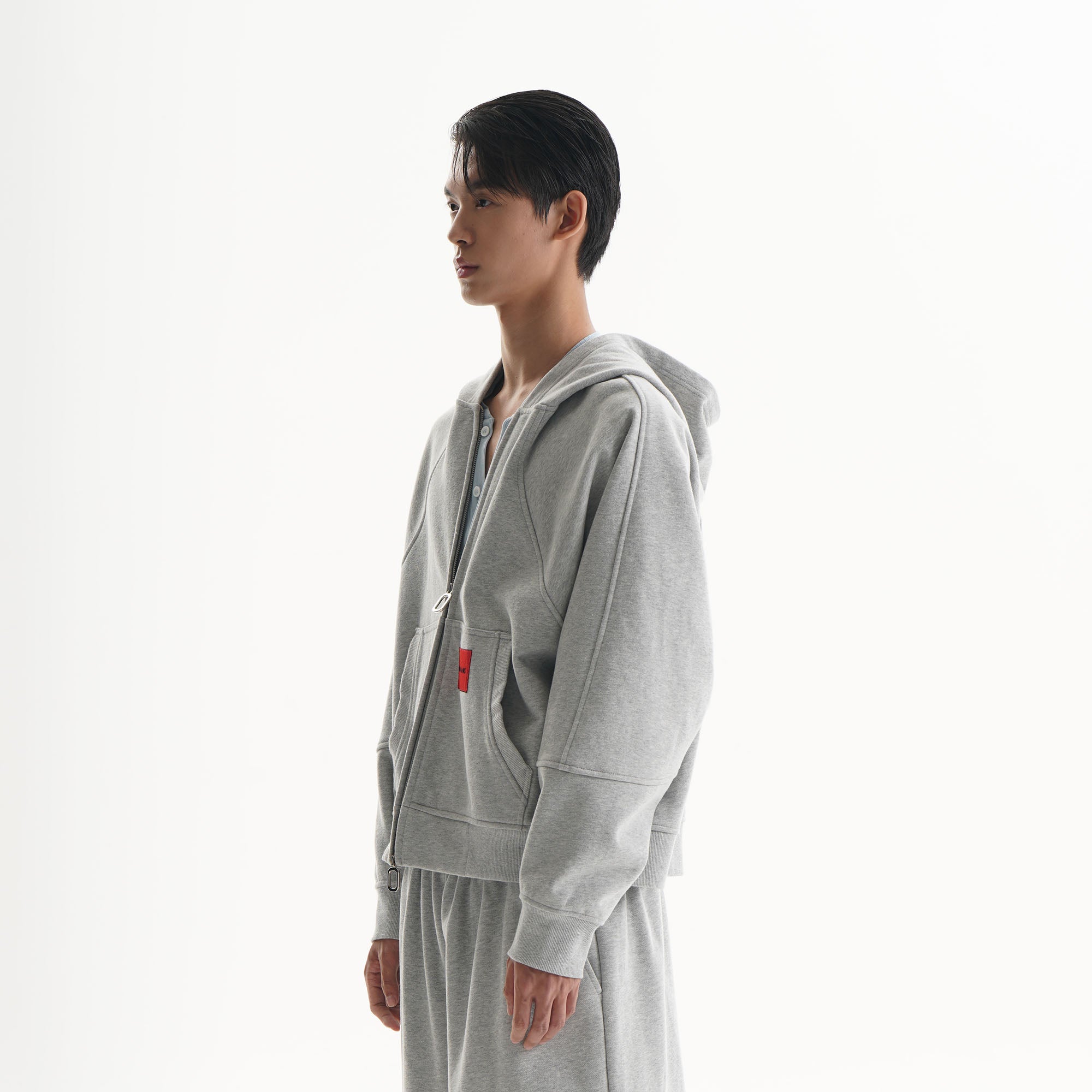 ORAL UTOPIA Fleece-Lined Raglan Hooded Jacket