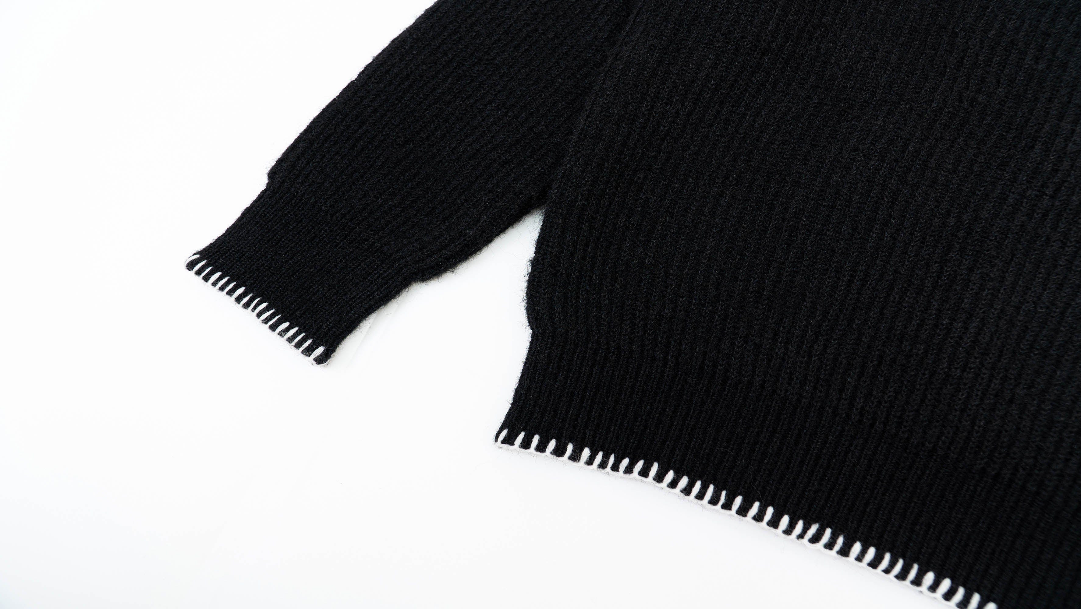 IN EXISTENCE Essential Ribbed Henley Sweater, premium urban and streetwear designers apparel on PROJECTISR.com, IN EXISTENCE