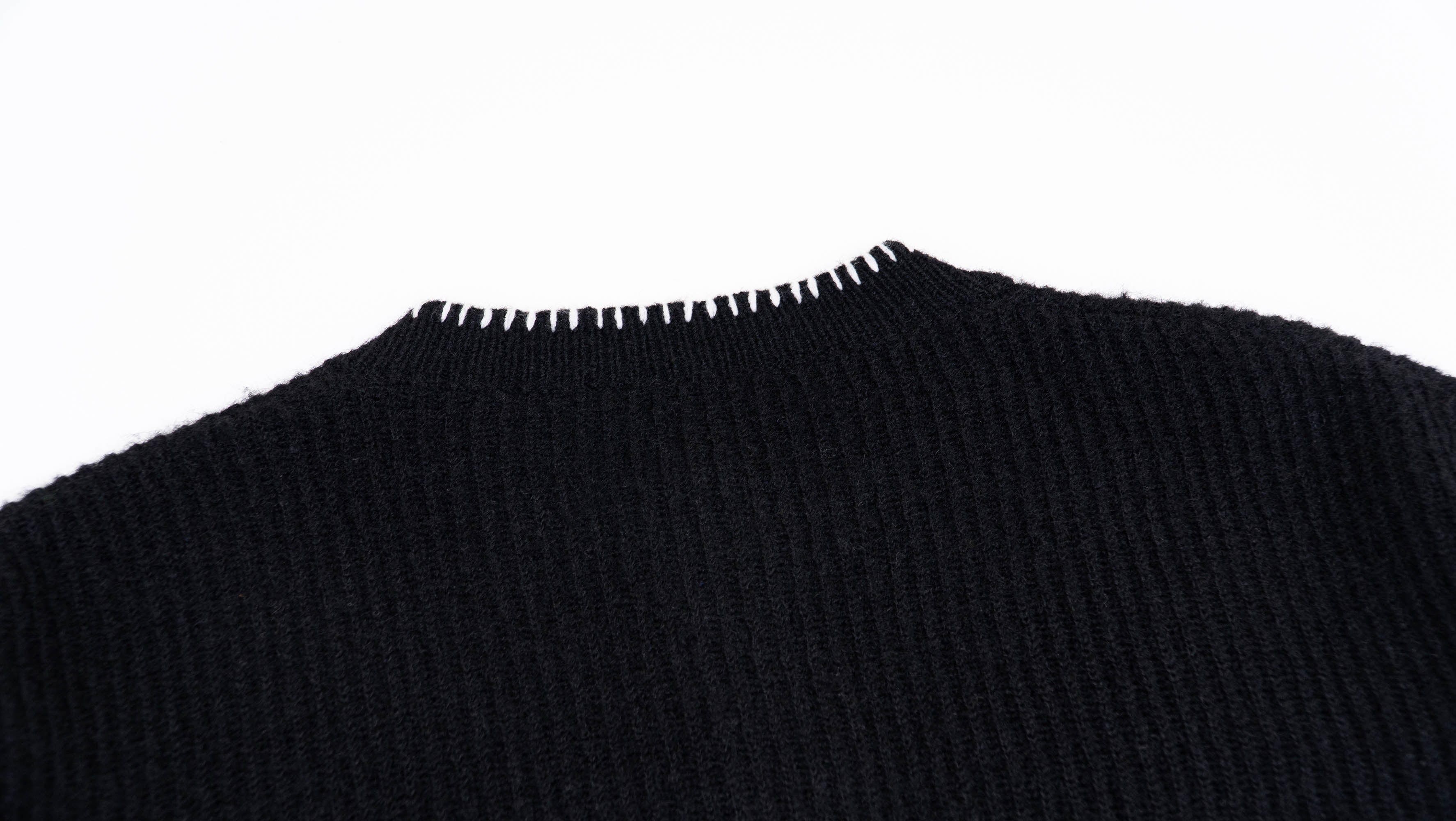 IN EXISTENCE Essential Ribbed Henley Sweater, premium urban and streetwear designers apparel on PROJECTISR.com, IN EXISTENCE