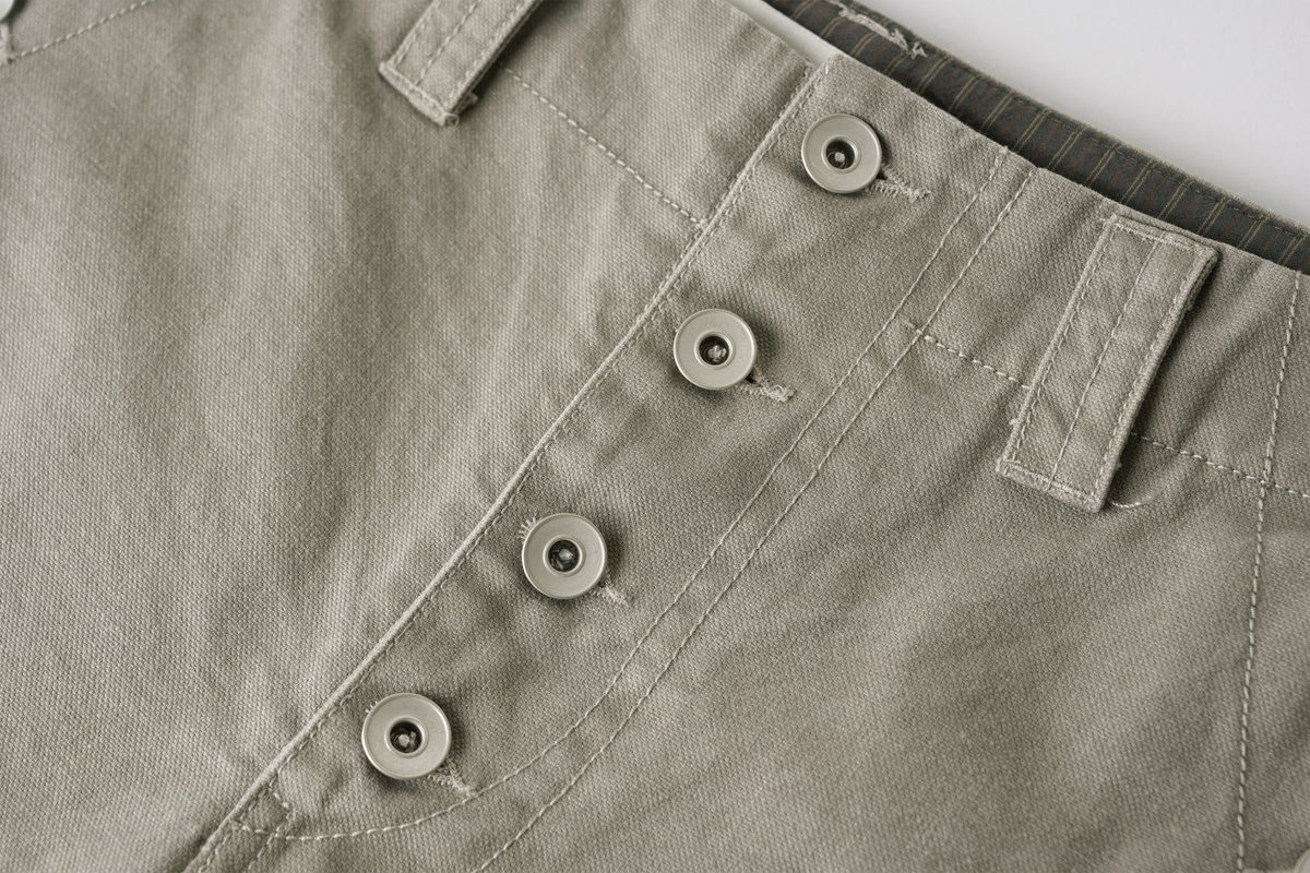 ORGANIC EMOTION Multi-Pocket Washed Retro Cargo Pants