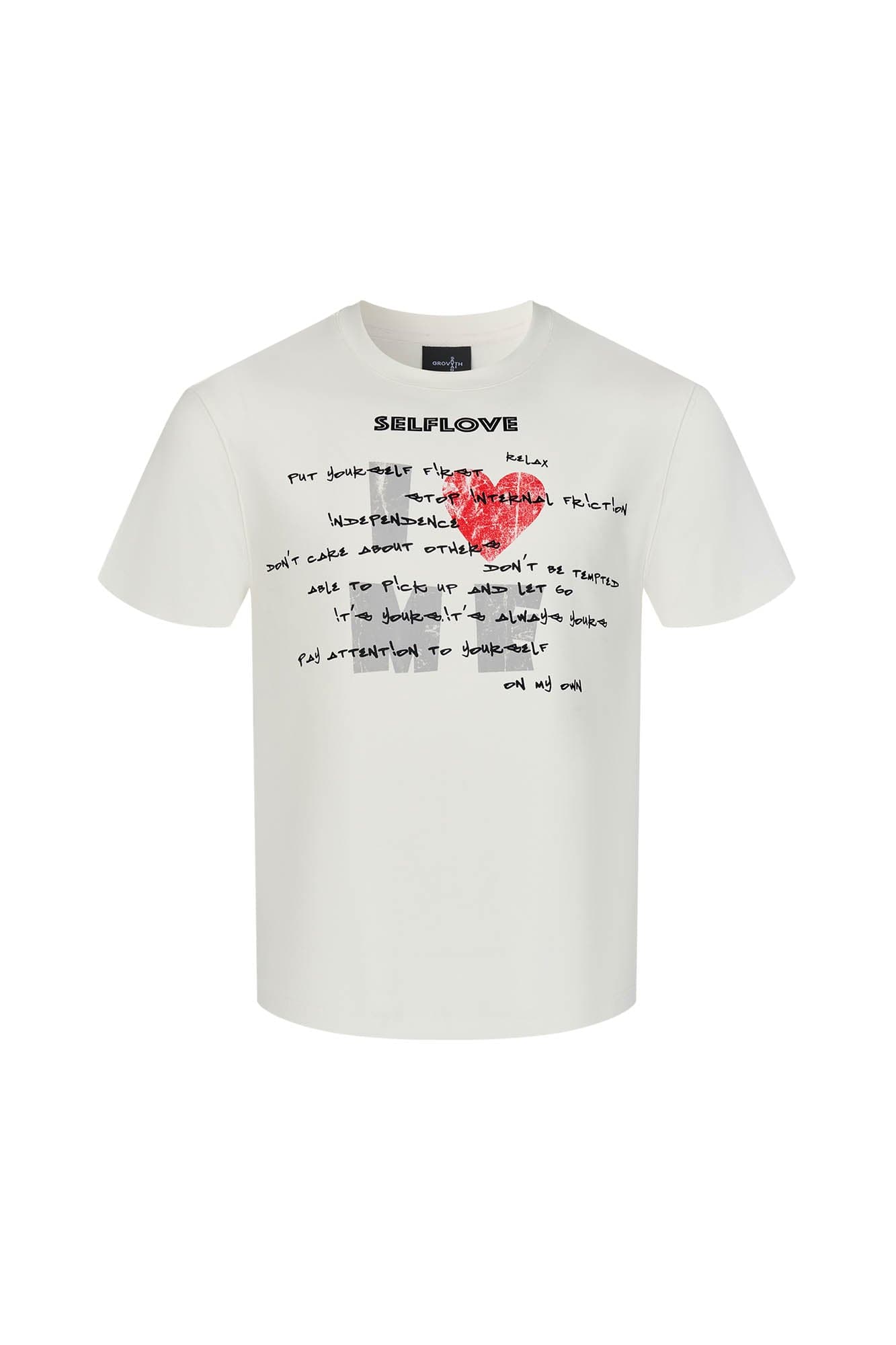 SAVAGEGROWTHWORLD Self-Love Statement Graphic T-Shirt, premium urban and streetwear designers apparel on PROJECTISR.com, SAVAGEGROWTHWORLD