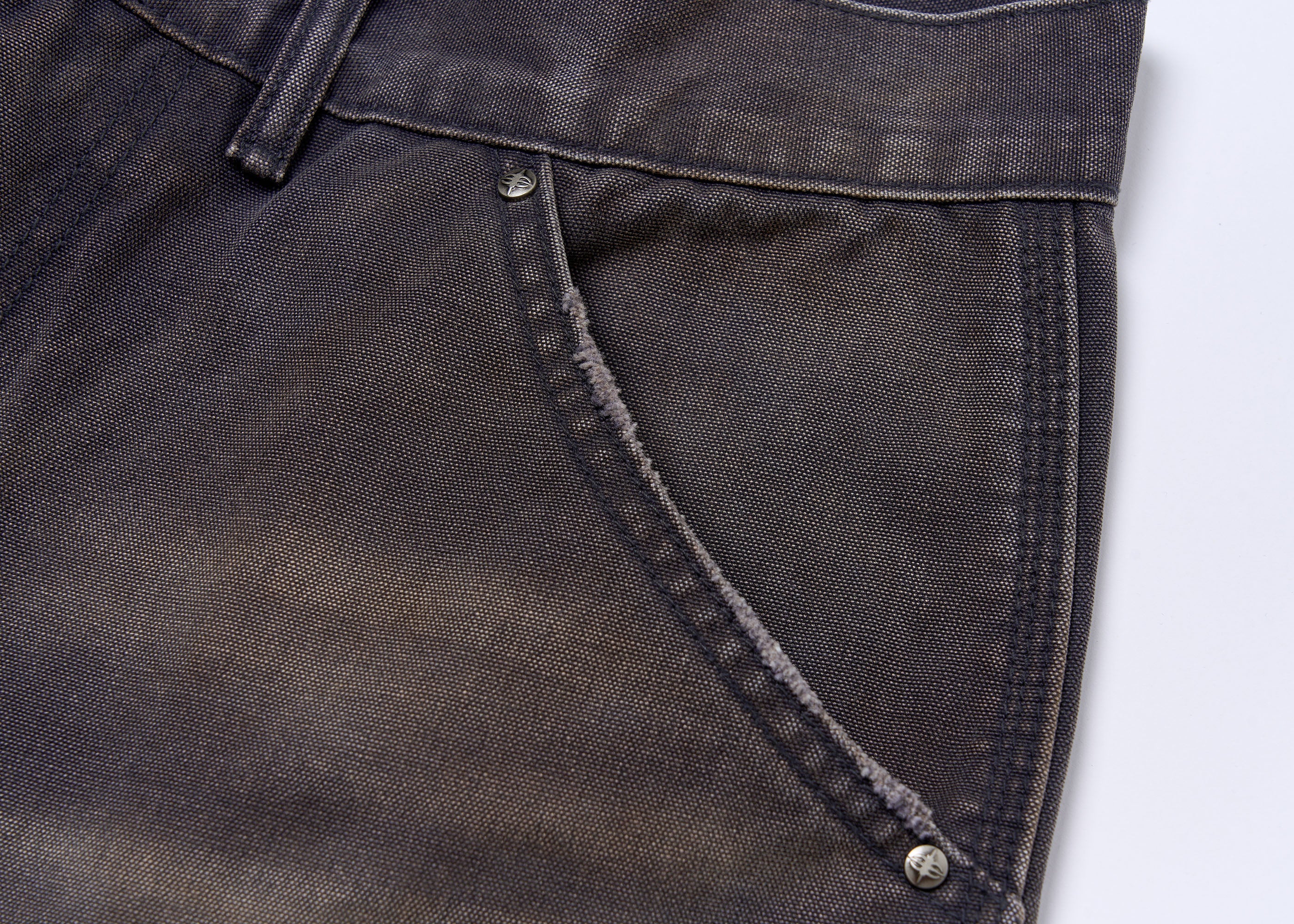SAVAGEGROWTHWORLD Distressed Double-Knee Splatter Jeans, premium urban and streetwear designers apparel on PROJECTISR.com, SAVAGEGROWTHWORLD