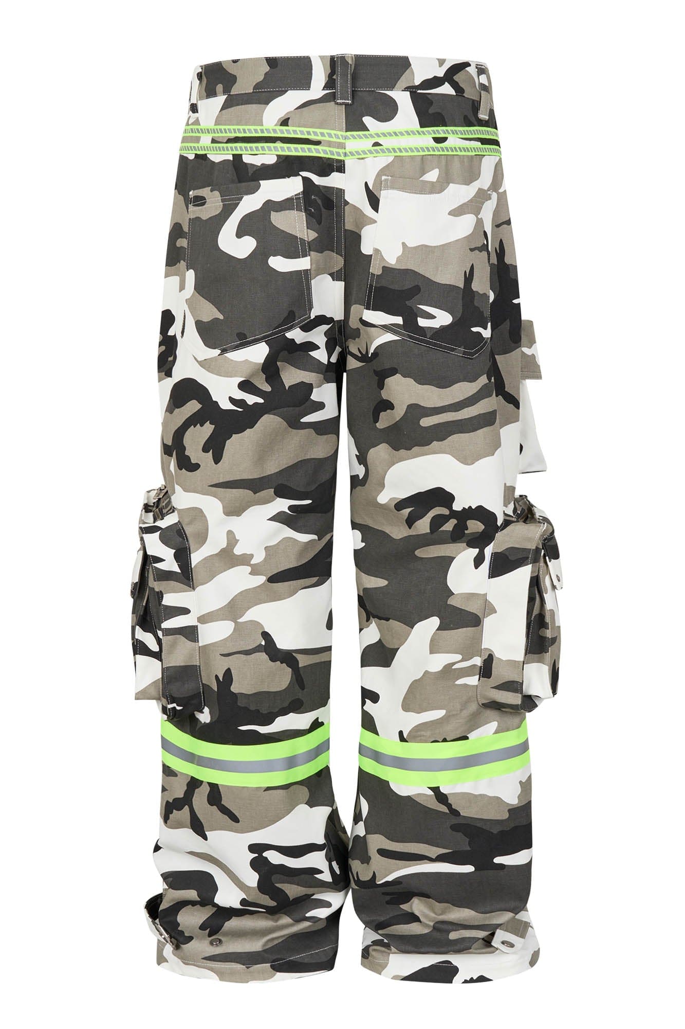 SAVAGEGROWTHWORLD Camo Reflective Multi-Pocket Cargo Pants, premium urban and streetwear designers apparel on PROJECTISR.com, SAVAGEGROWTHWORLD