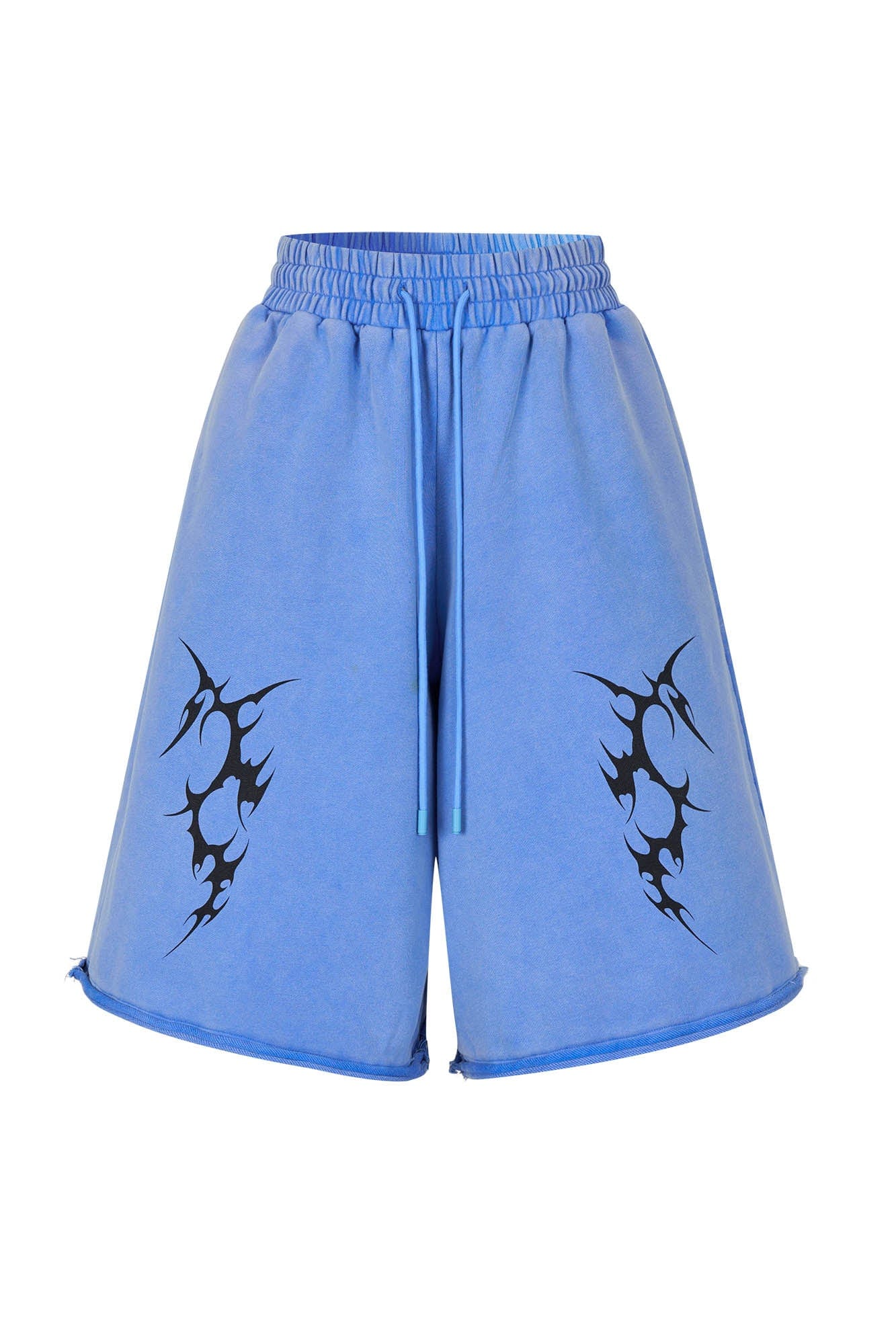 SAVAGEGROWTHWORLD Thorn Washed Drawstring Shorts, premium urban and streetwear designers apparel on PROJECTISR.com, SAVAGEGROWTHWORLD